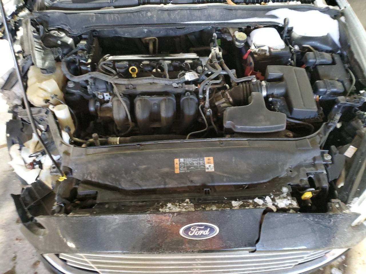2013 Ford Fusion VIN 3FA6P0G77DR128157 Copart auction photo, front end / side damage thumbnail 13