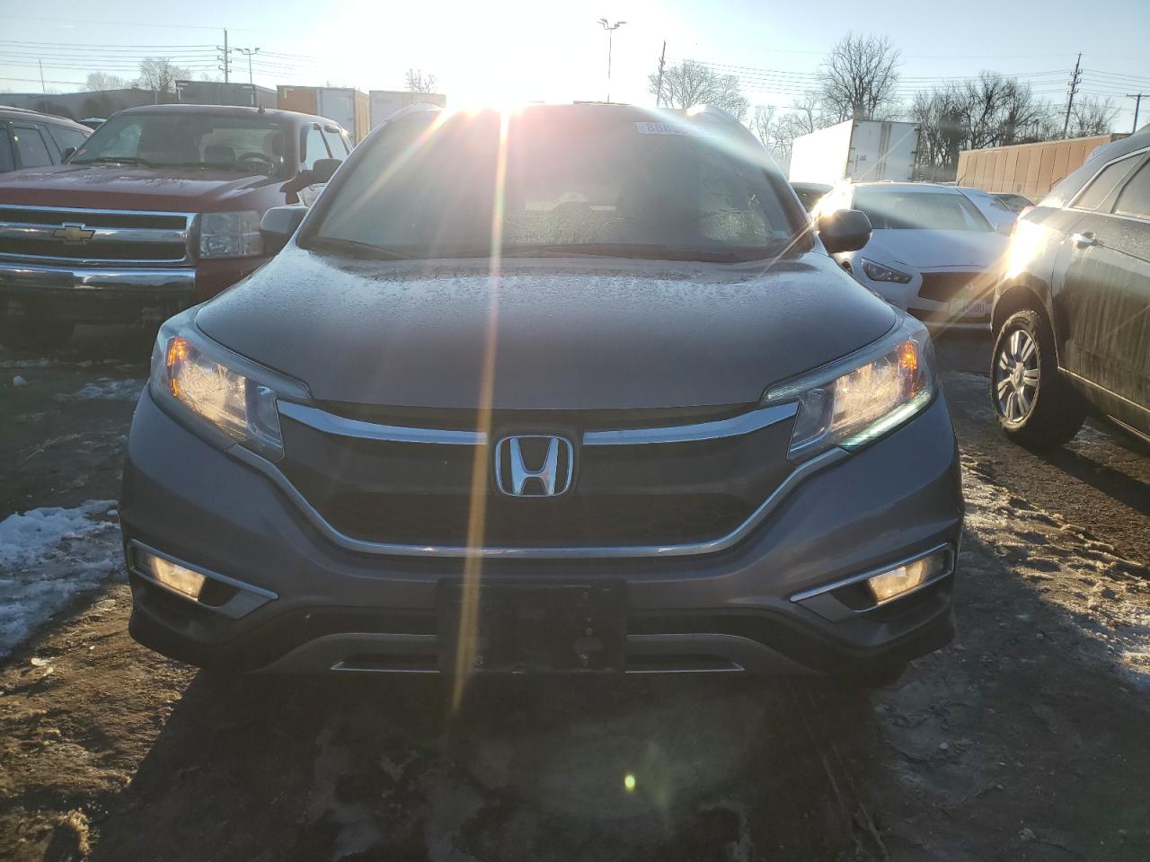 2015 Honda CR-V VIN 5J6RM4H75FL074875 Copart auction photo, side / rear end damage thumbnail 5