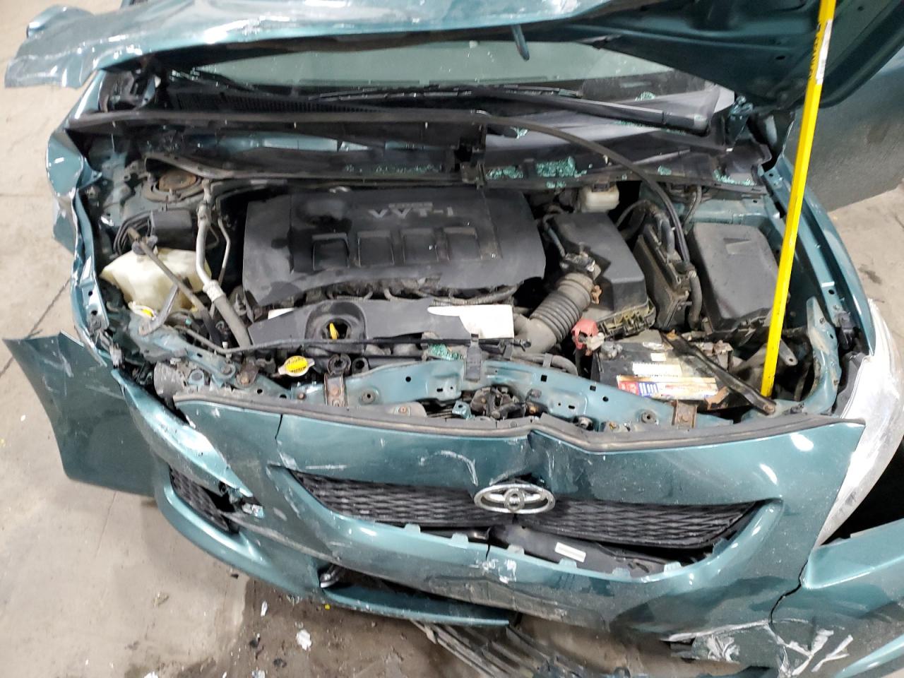 2009 Toyota Corolla VIN 1NXBU40E49Z131739 Copart auction photo, front end damage thumbnail 11