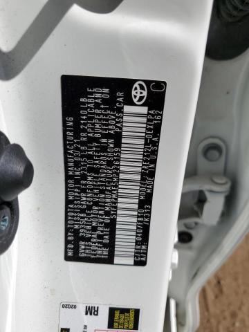 2021 Toyota Corolla VIN 5YFEPMAE5MP226159 Copart auction photo, hail damage thumbnail 12