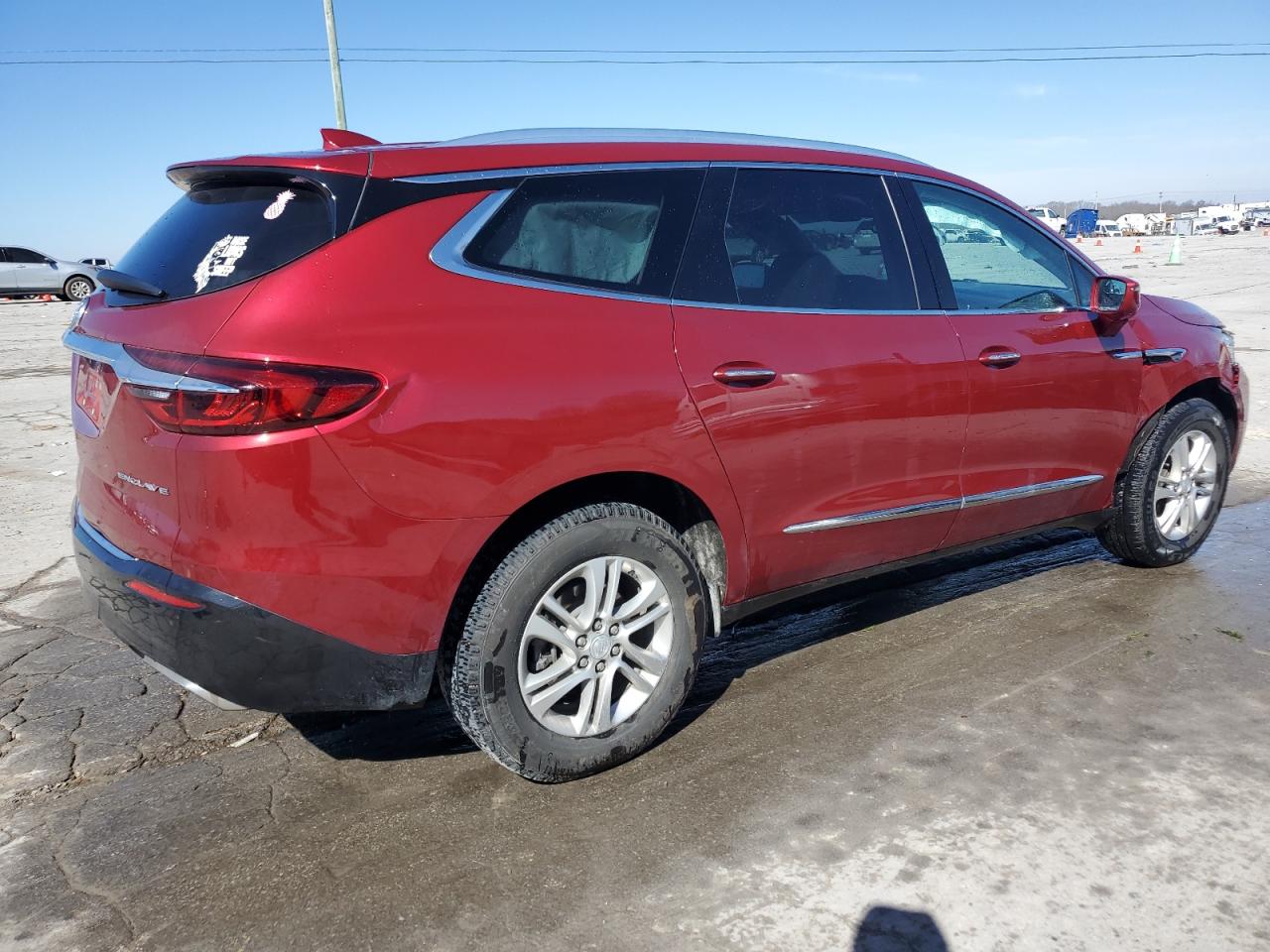 2018 Buick Enclave VIN 5GAERBKW0JJ257133 Copart auction photo, front end / side damage thumbnail 3