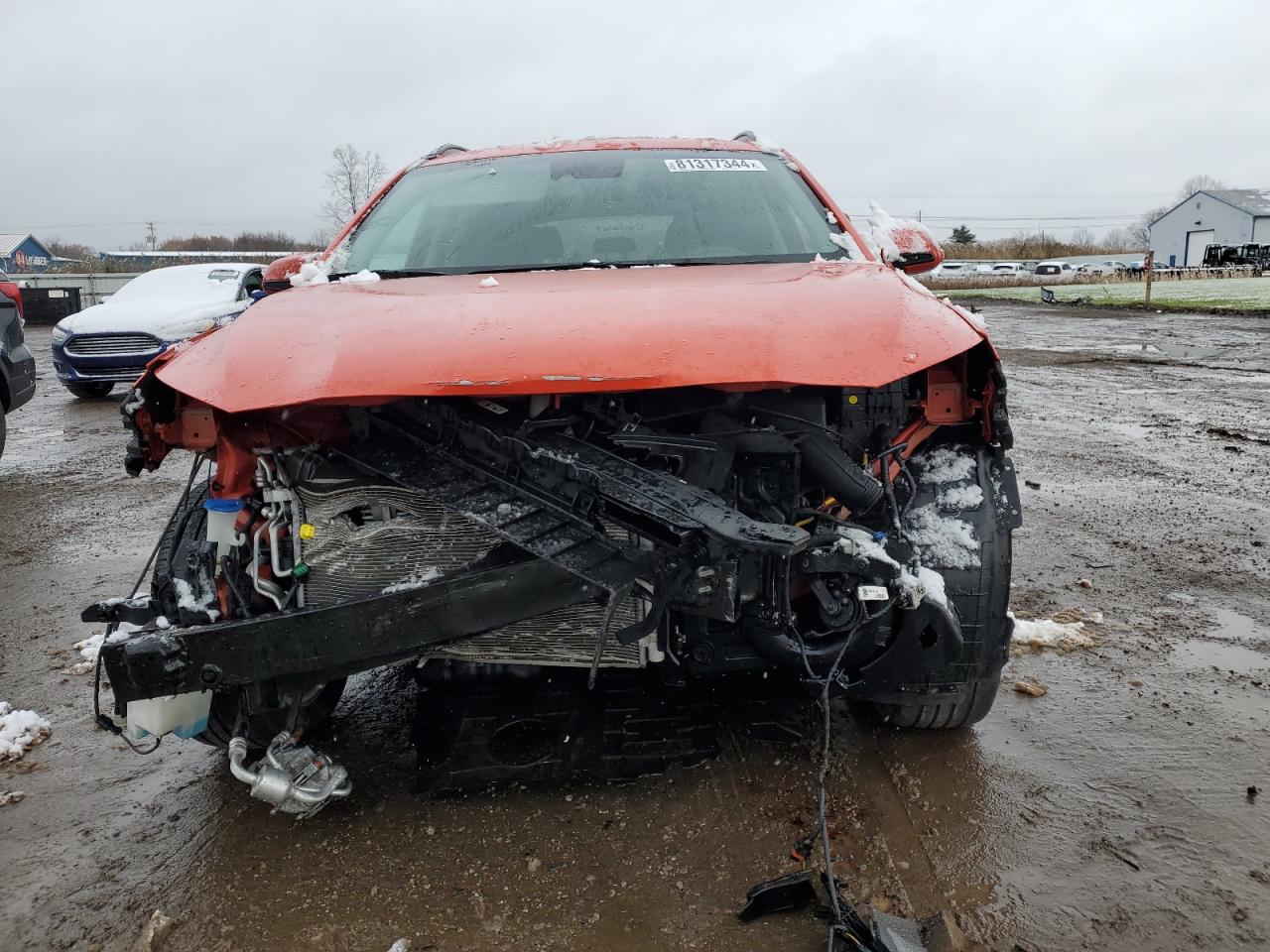 2019 Hyundai Kona VIN KM8K6CAA0KU383977 Copart auction photo, front end damage thumbnail 5