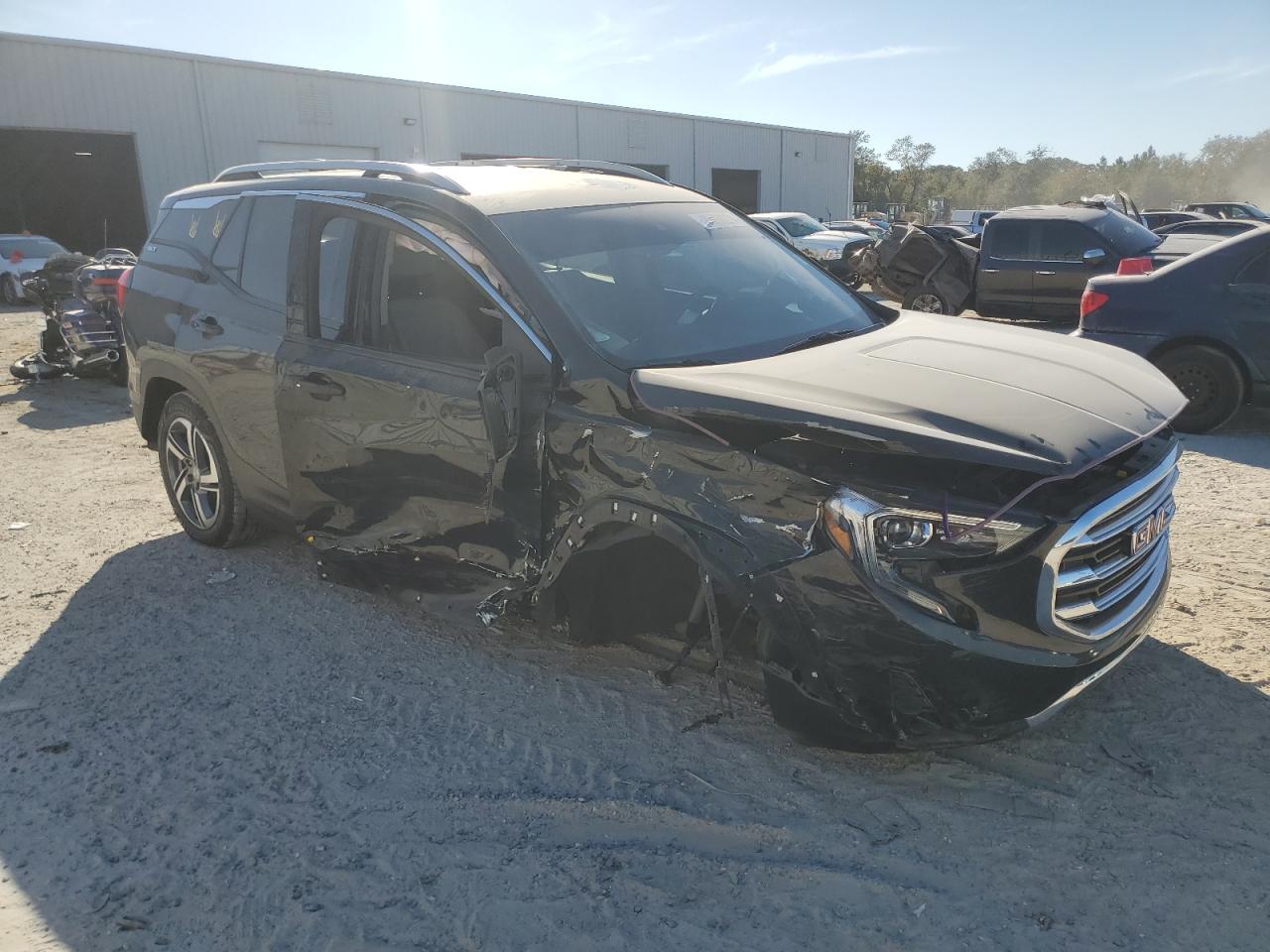 2019 GMC Terrain VIN 3GKALPEV0KL338646 Copart auction photo, all over damage thumbnail 4