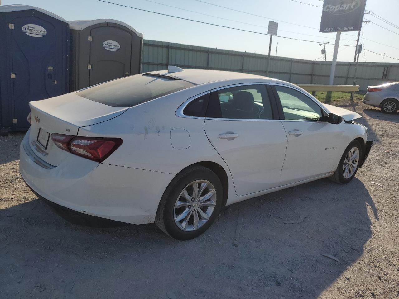 2020 Chevrolet Malibu VIN 1G1ZD5ST8LF066595 Copart auction photo, front end damage thumbnail 3