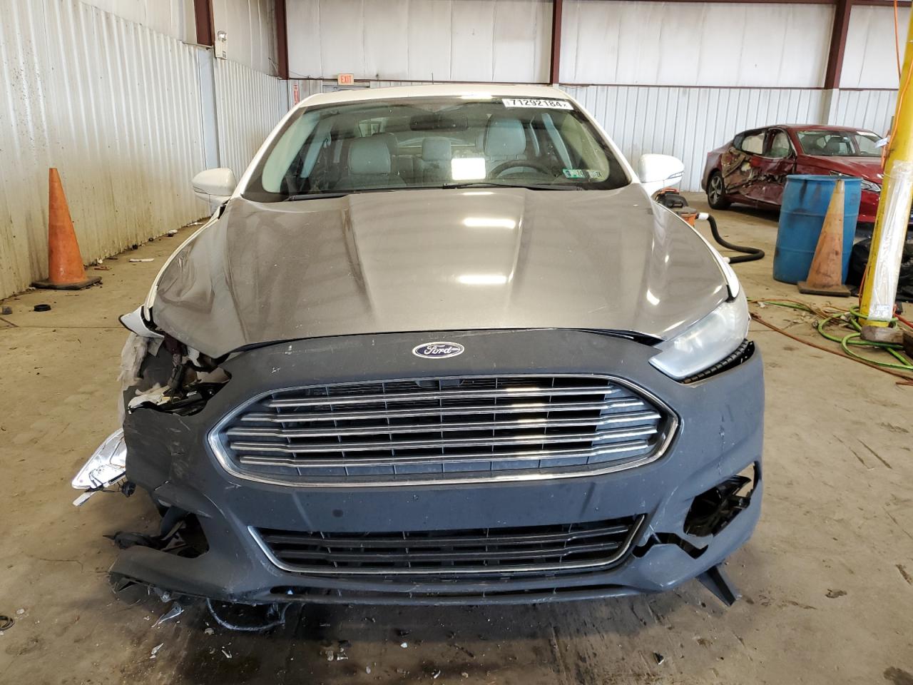 2015 Ford Fusion VIN 3FA6P0K93FR267407 Copart auction photo, front end / rear end damage thumbnail 5
