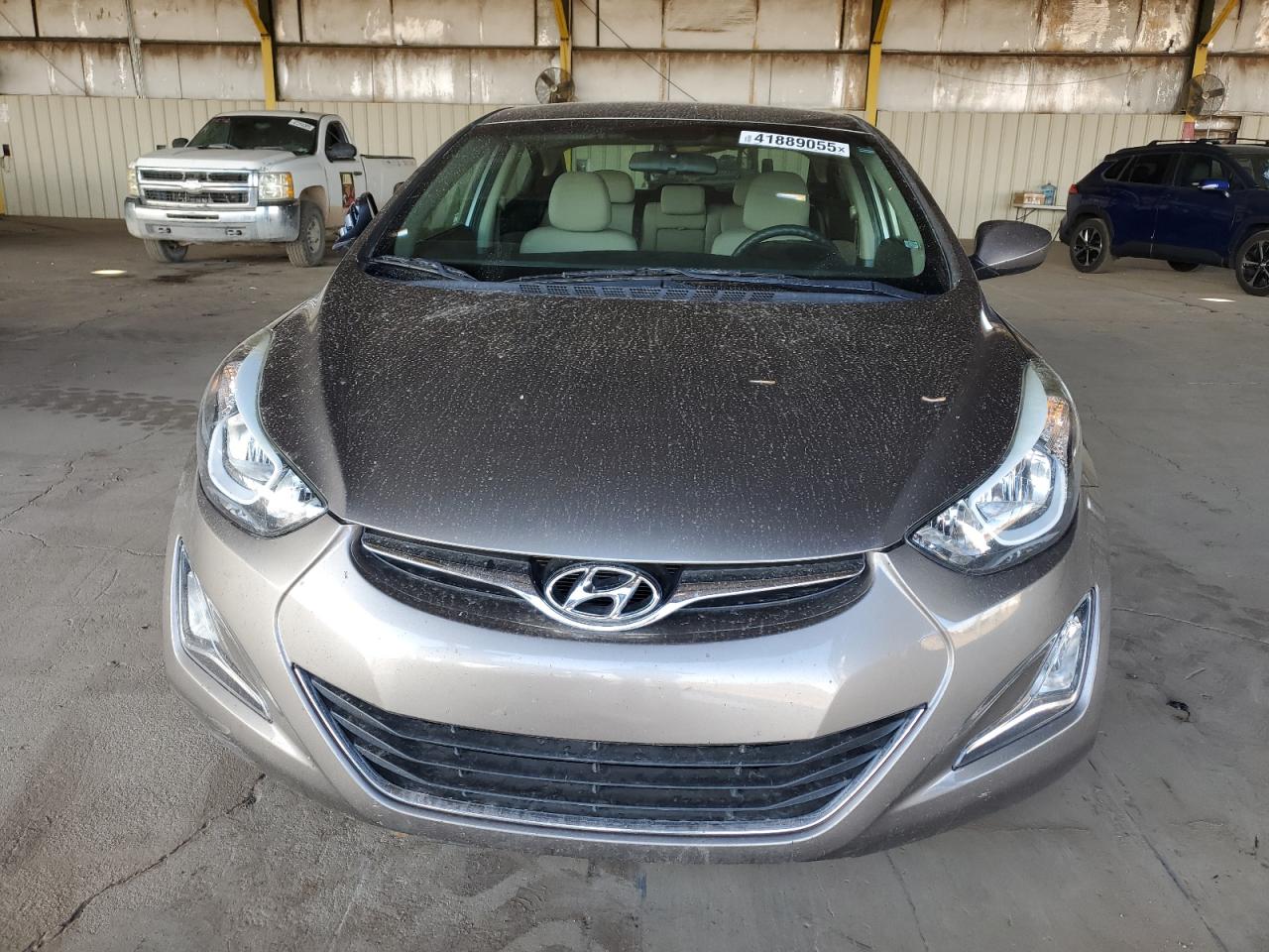 2014 Hyundai Elantra VIN 5NPDH4AE2EH461657 Copart auction photo, rear end / side damage thumbnail 5
