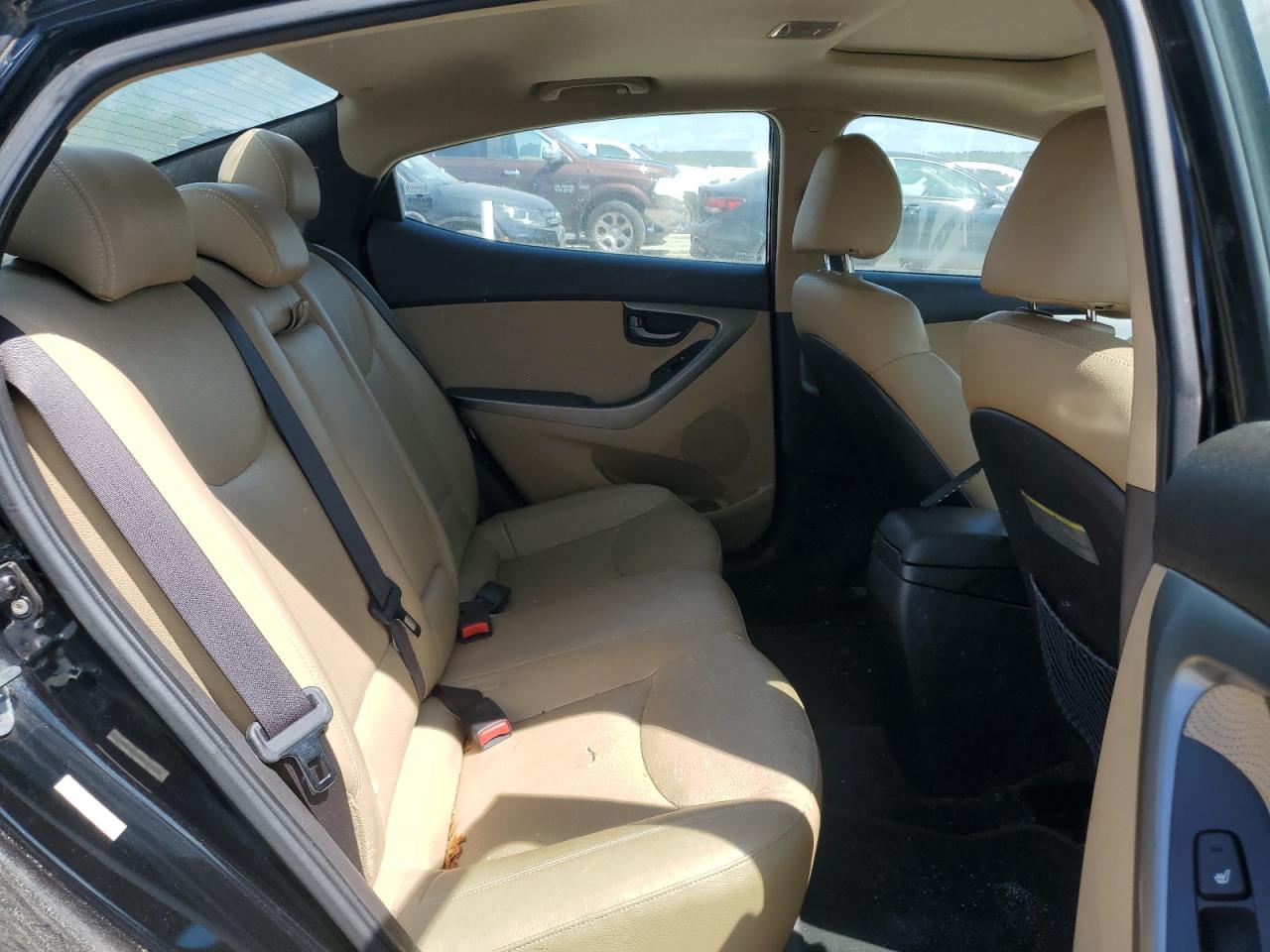 2011 Hyundai Elantra VIN KMHDH4AE2BU109207 Copart auction photo, front end / side damage thumbnail 11