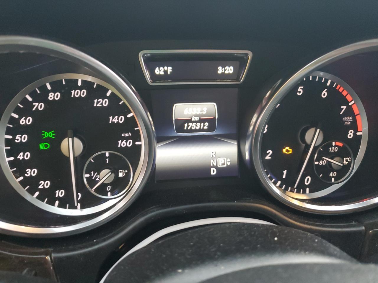 2015 Mercedes-Benz M-klasse VIN 4JGDA5JBXFA596373 Copart auction photo, front end damage thumbnail 9