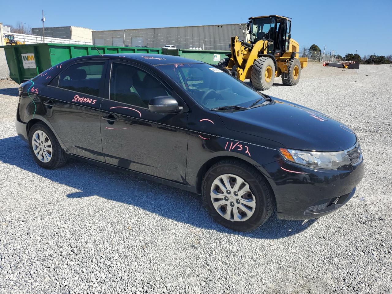 2013 KIA Forte VIN KNAFU4A29D5693646 Copart auction photo, rear end / hail damage thumbnail 4