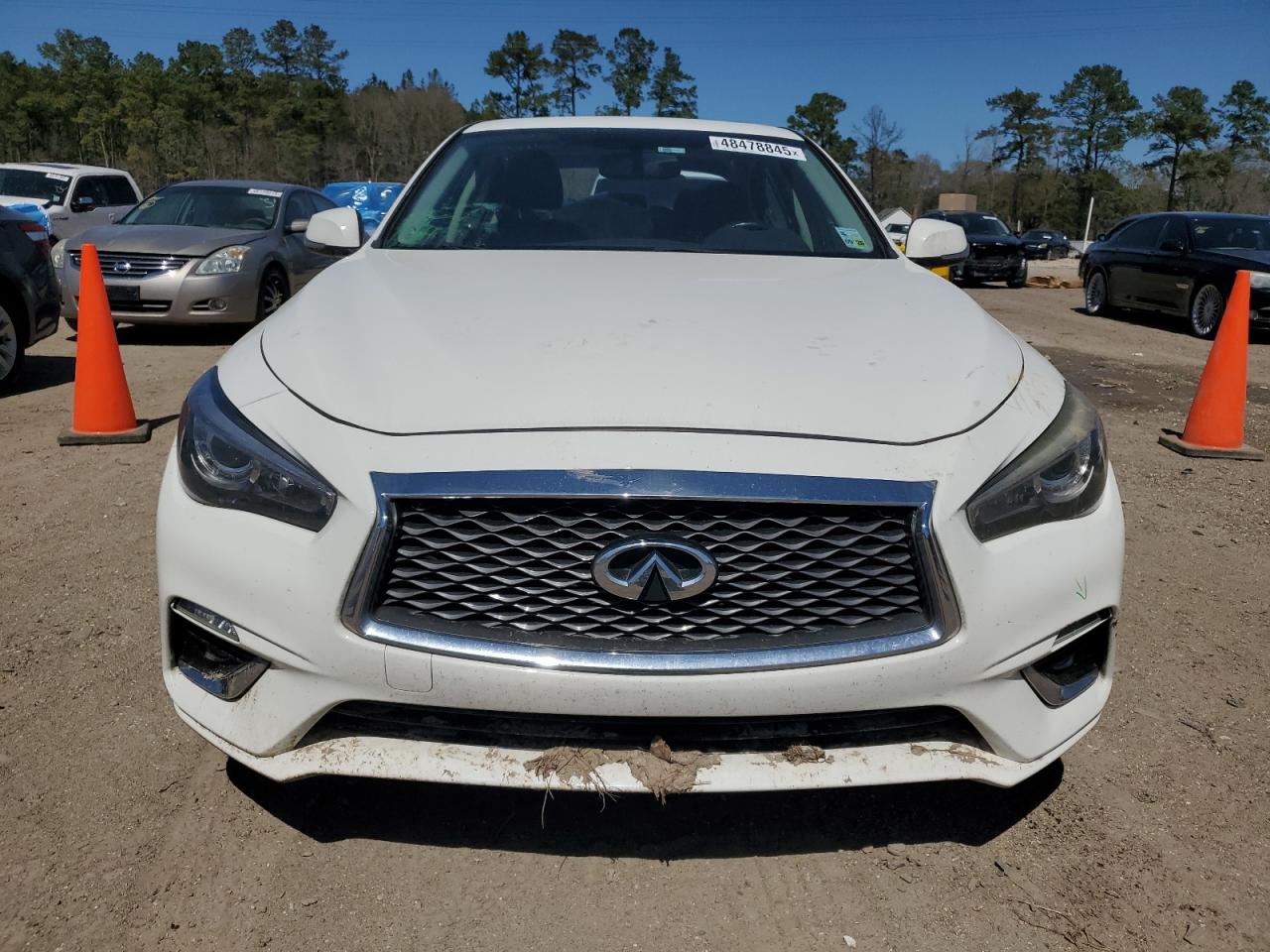 2018 Infiniti Q50 VIN JN1EV7ARXJM442181 Copart auction photo, rear end damage thumbnail 5