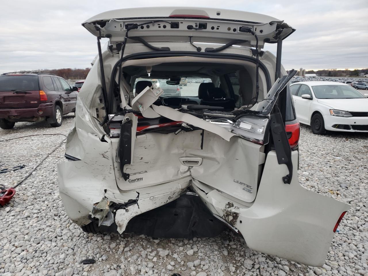 2021 Chrysler Pacifica VIN 2C4RC3GG6MR553881 Copart auction photo, rear end damage thumbnail 6