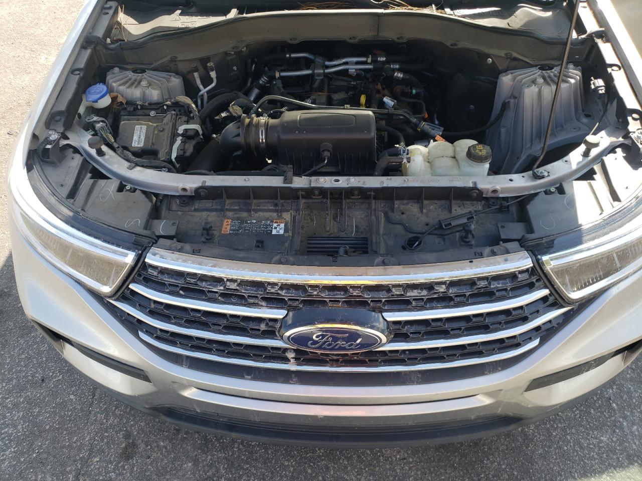 2021 Ford Explorer VIN 1FMSK7DH8MGB90666 Copart auction photo, rear end damage thumbnail 12