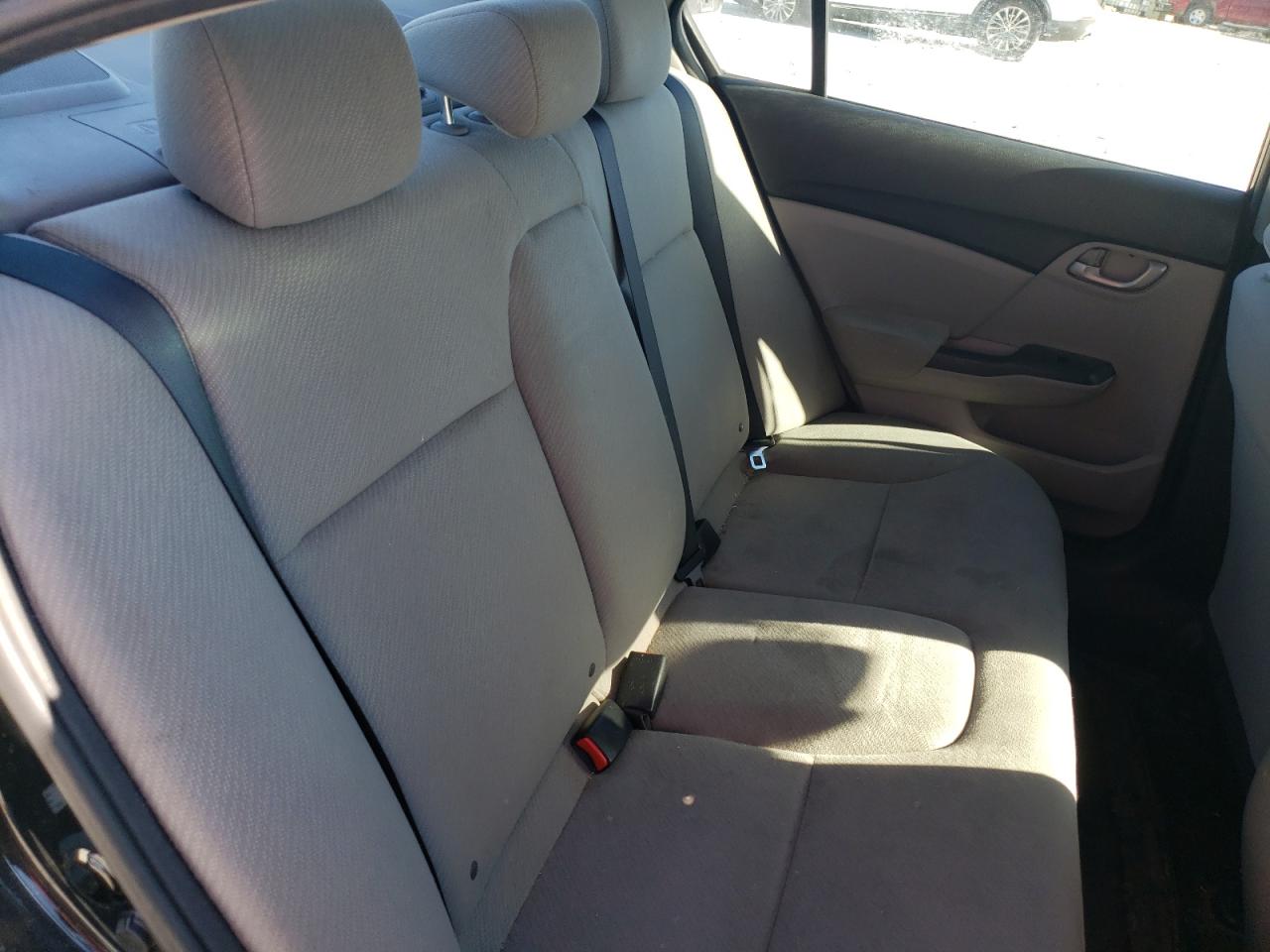 2013 Honda Civic VIN 19XFB2F57DE083068 Copart auction photo, front end / rear end damage thumbnail 10