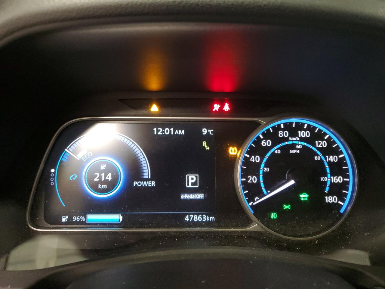 2019 Nissan Leaf VIN 1N4AZ1CP6KC314249 Copart auction photo, rear end / side damage thumbnail 9