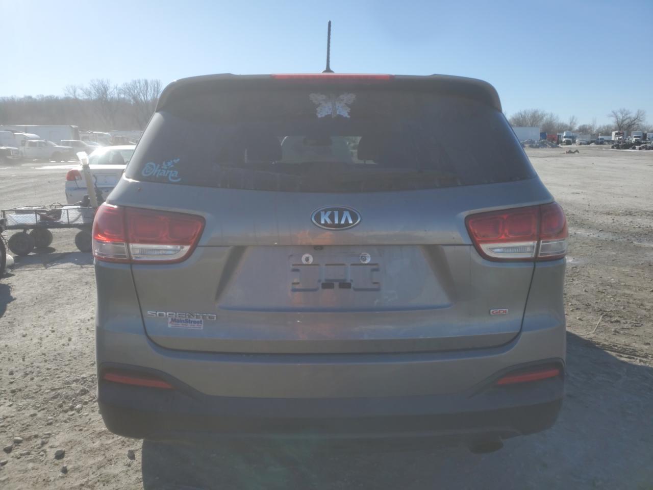2018 KIA Sorento VIN 5XYPG4A35JG426319 Copart auction photo, front end damage thumbnail 6