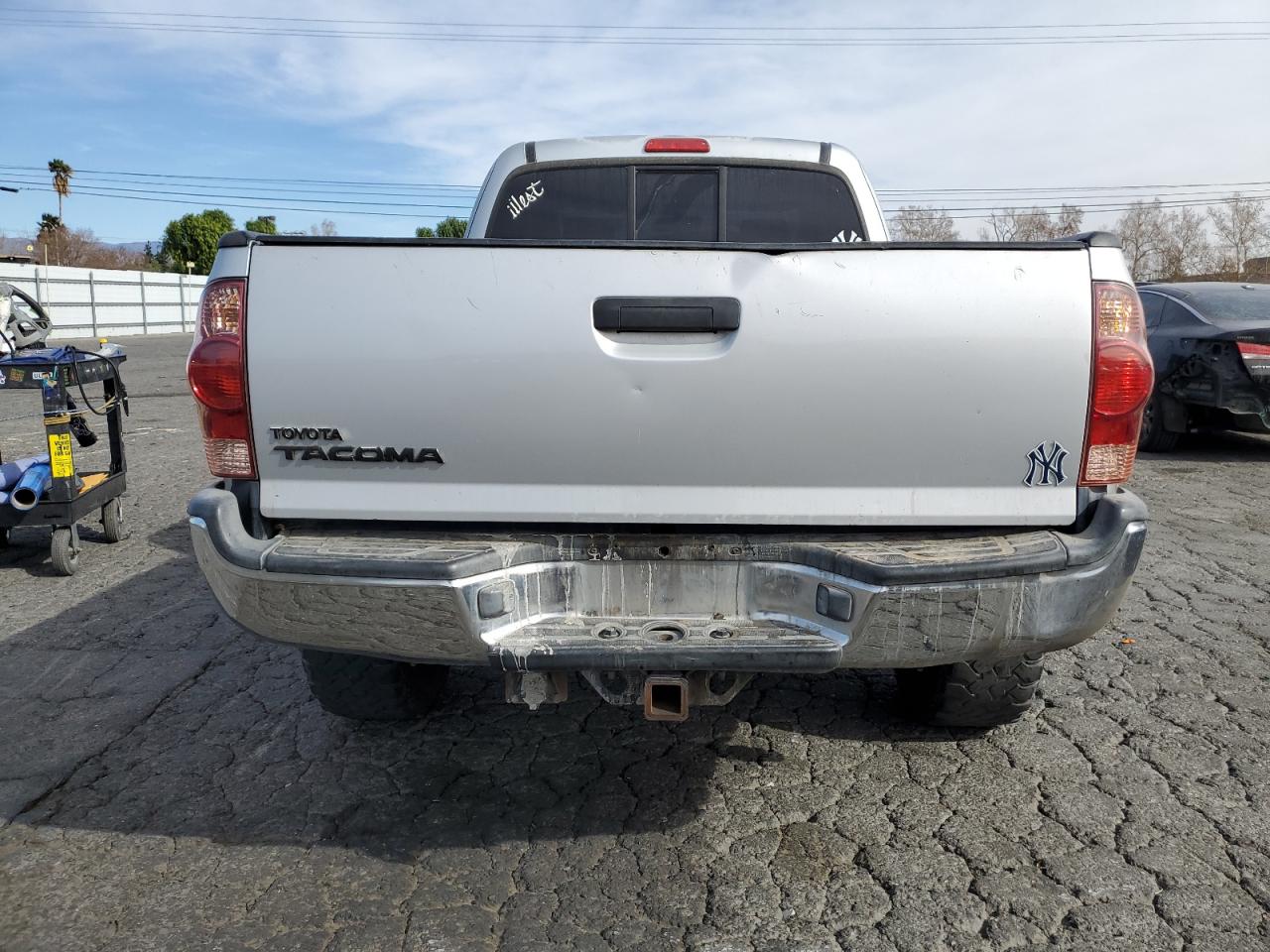 2006 Toyota Tacoma VIN 5TETU62NX6Z251081 Copart auction photo, front end / side damage thumbnail 6