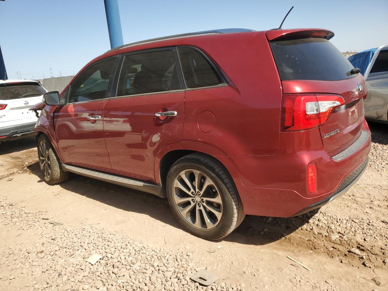 2014 KIA Sorento VIN 5XYKW4A78EG518725 Copart auction photo, front end damage thumbnail 2