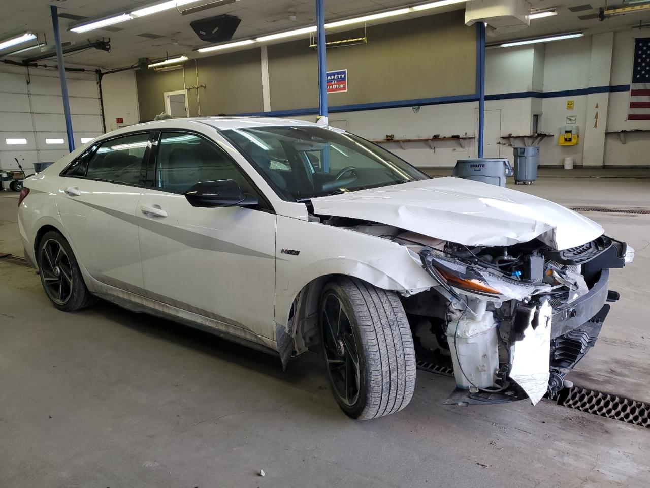 2023 Hyundai Elantra VIN KMHLR4AF8PU542426 Copart auction photo, front end damage thumbnail 4