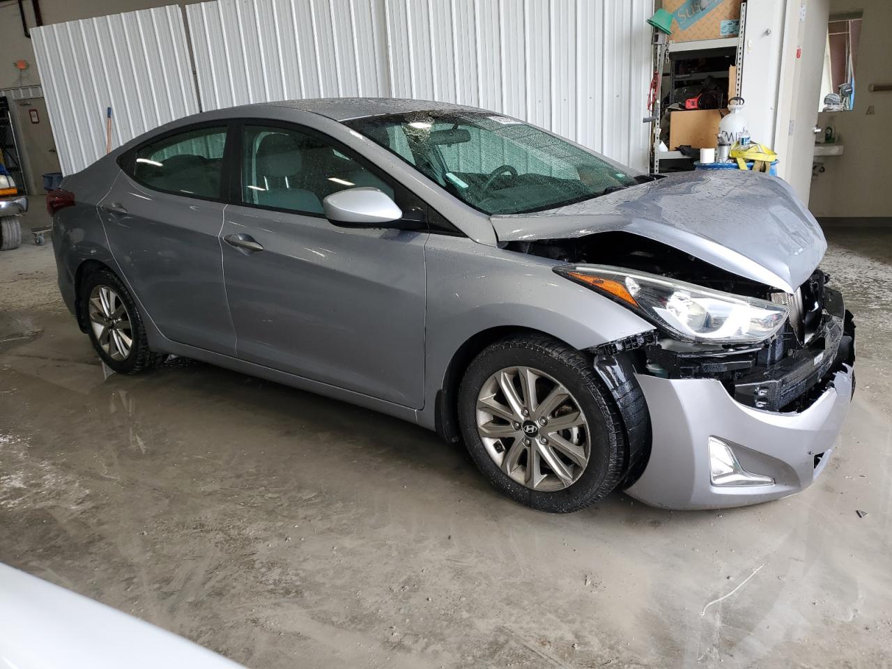 2015 Hyundai Elantra VIN 5NPDH4AE8FH612681 Copart auction photo, front end damage thumbnail 4