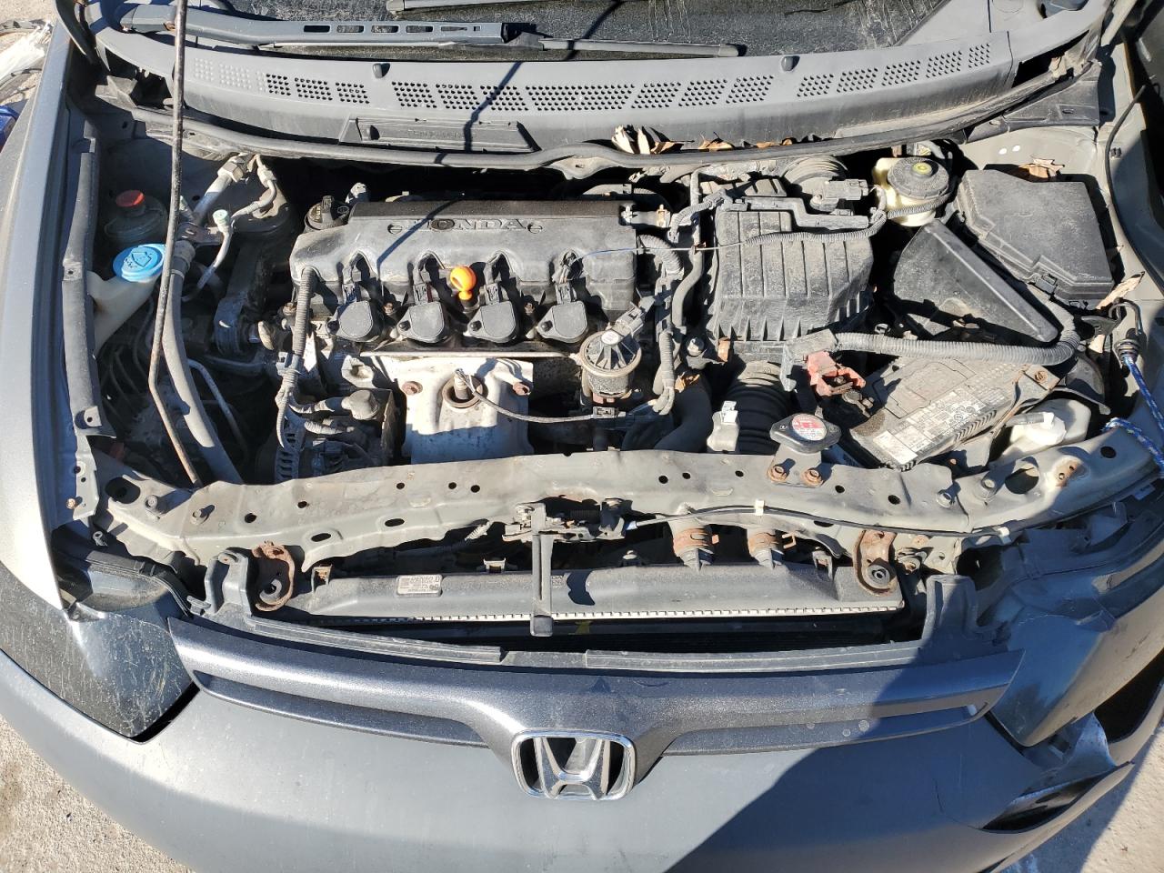 2006 Honda Civic VIN 2HGFG12606H566047 Copart auction photo, front end / rear end damage thumbnail 13