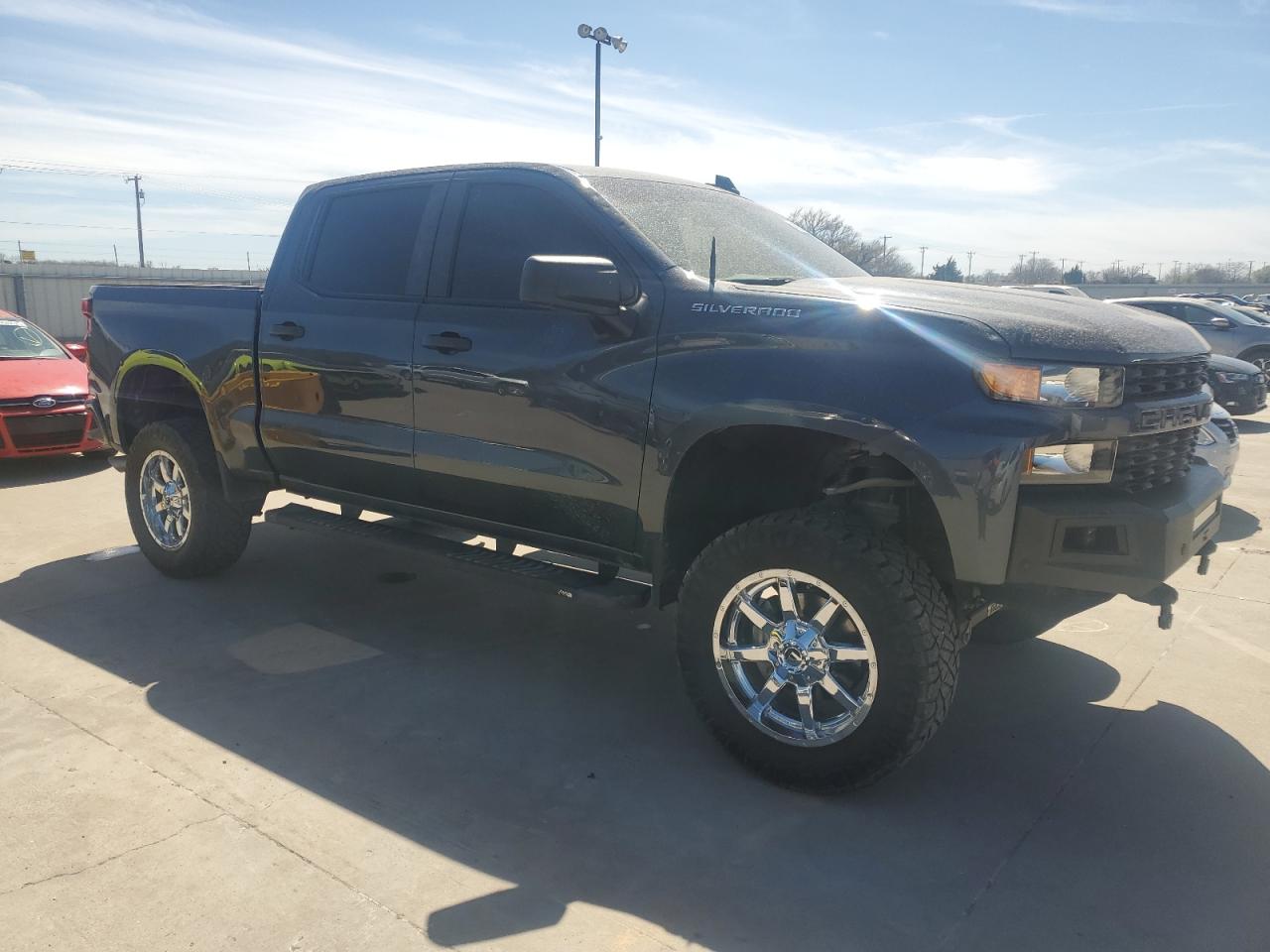 2021 Chevrolet Silverado VIN 3GCPWBEH7MG104896 Copart auction photo, hail damage thumbnail 4