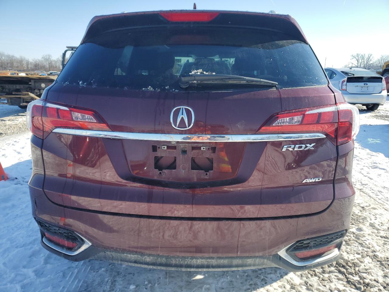 2018 Acura RDX VIN 5J8TB4H37JL027923 Copart auction photo, front end damage thumbnail 6