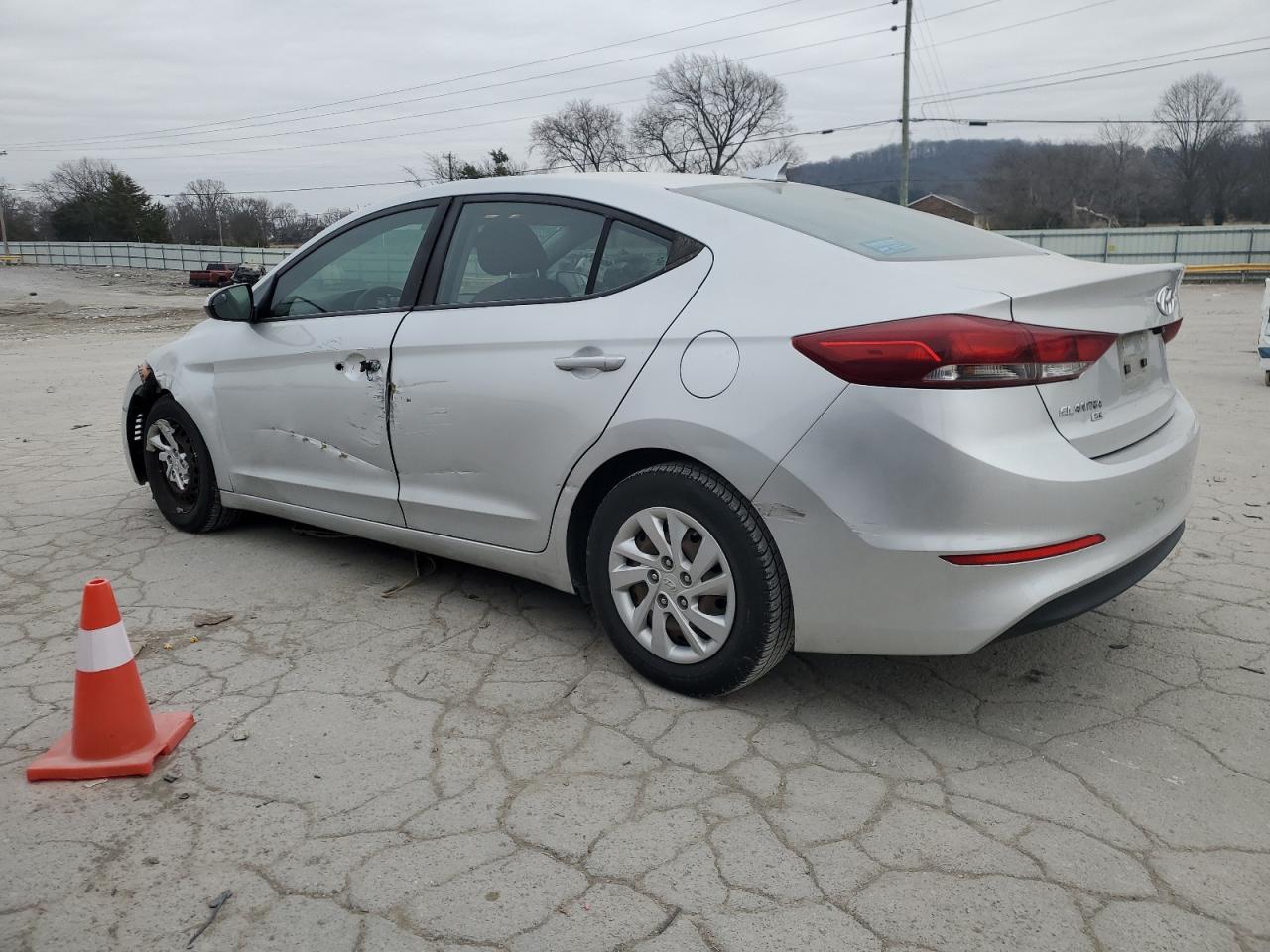2017 Hyundai Elantra VIN 5NPD74LF2HH127027 Copart auction photo, side / front end damage thumbnail 2