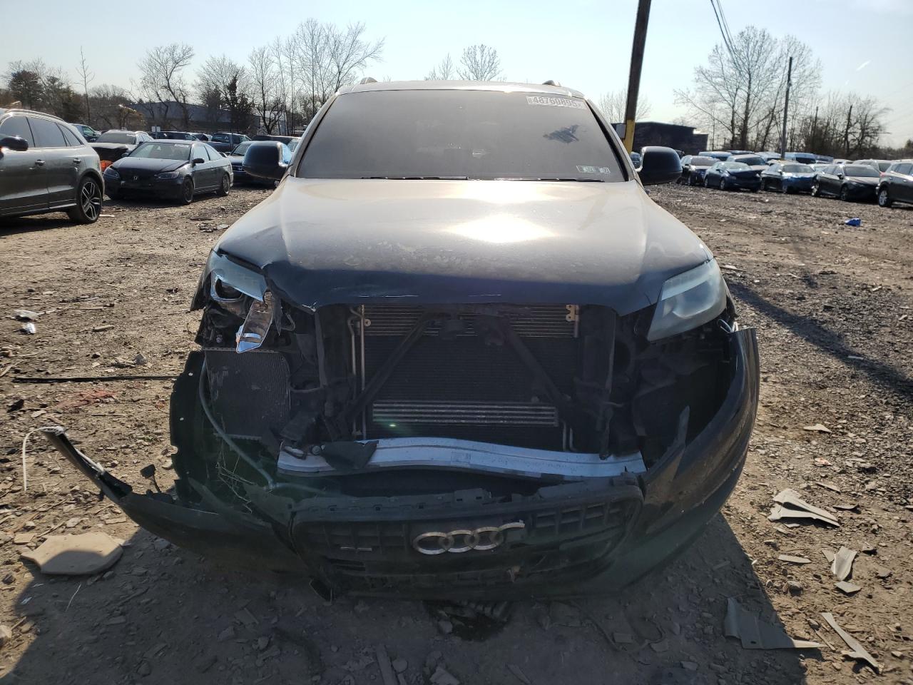 2014 Audi Q7 VIN WA1DGAFE2ED009721 Copart auction photo, front end damage thumbnail 5