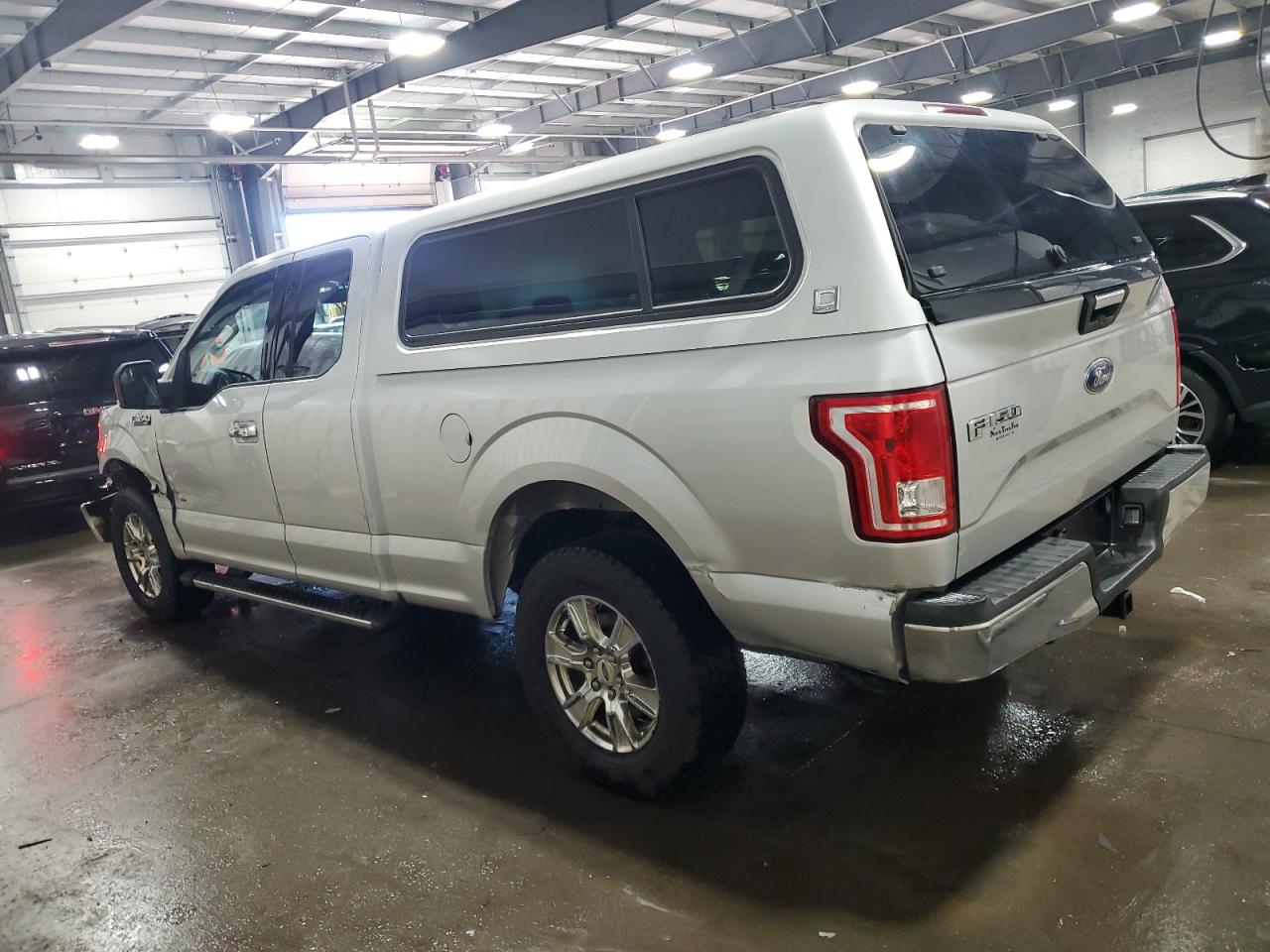 2015 Ford F-150 VIN 1FTEX1EP0FKE41248 Copart auction photo, front end / side damage thumbnail 2