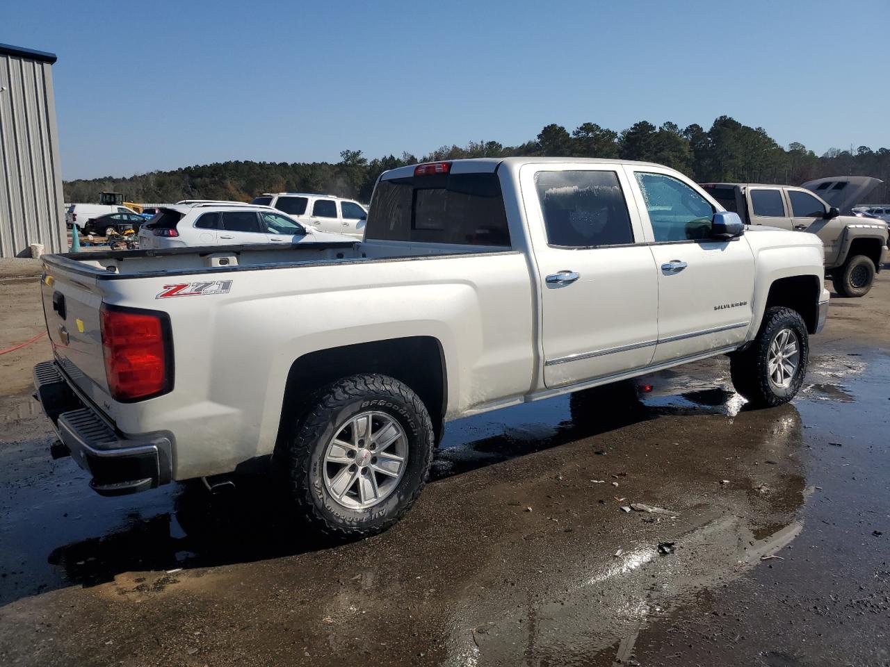 2014 Chevrolet Silverado VIN 3GCUKSEC4EG100468 Copart auction photo, side damage thumbnail 3
