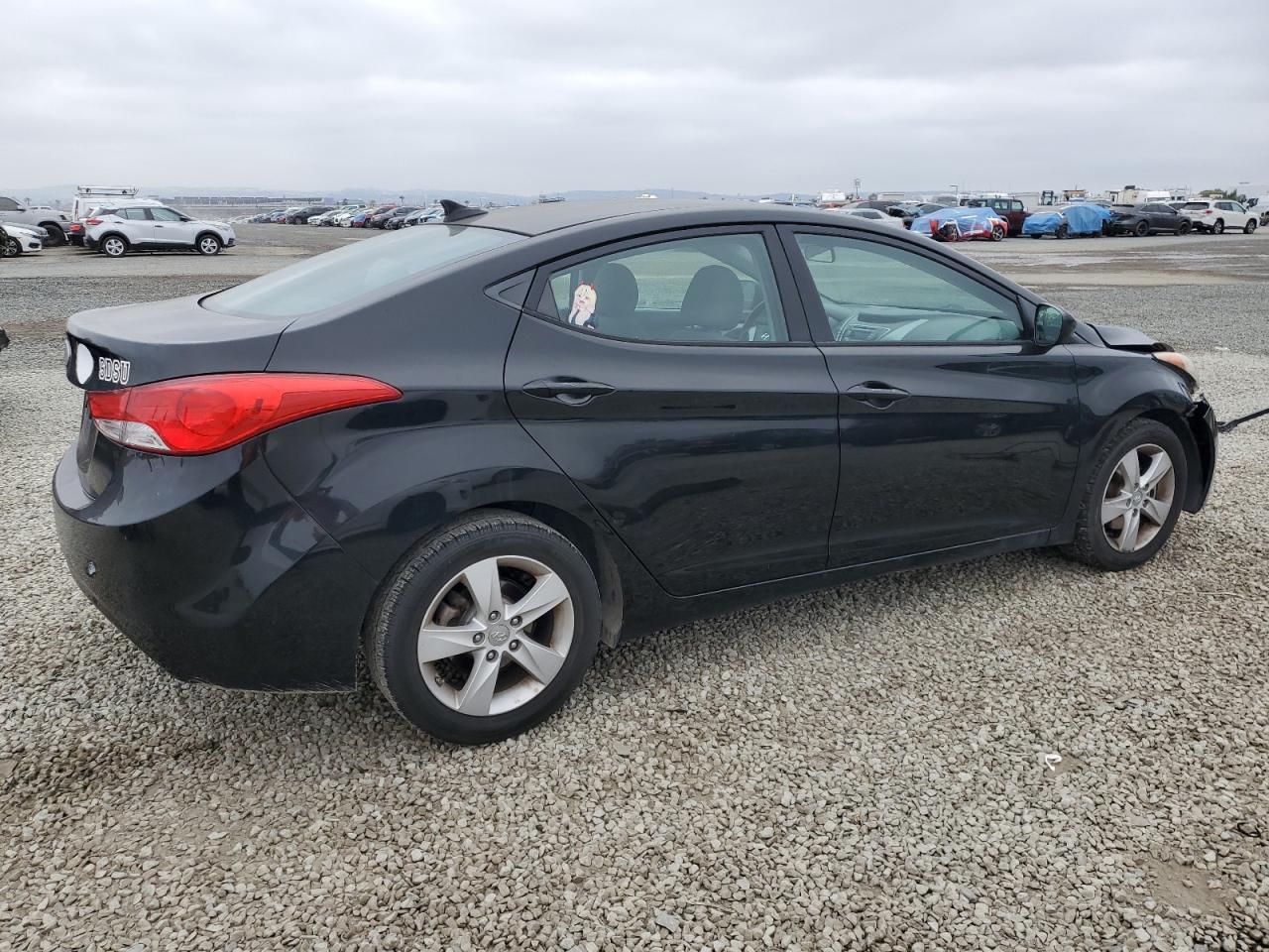 2013 Hyundai Elantra VIN 5NPDH4AE5DH449548 Copart auction photo, front end damage thumbnail 3