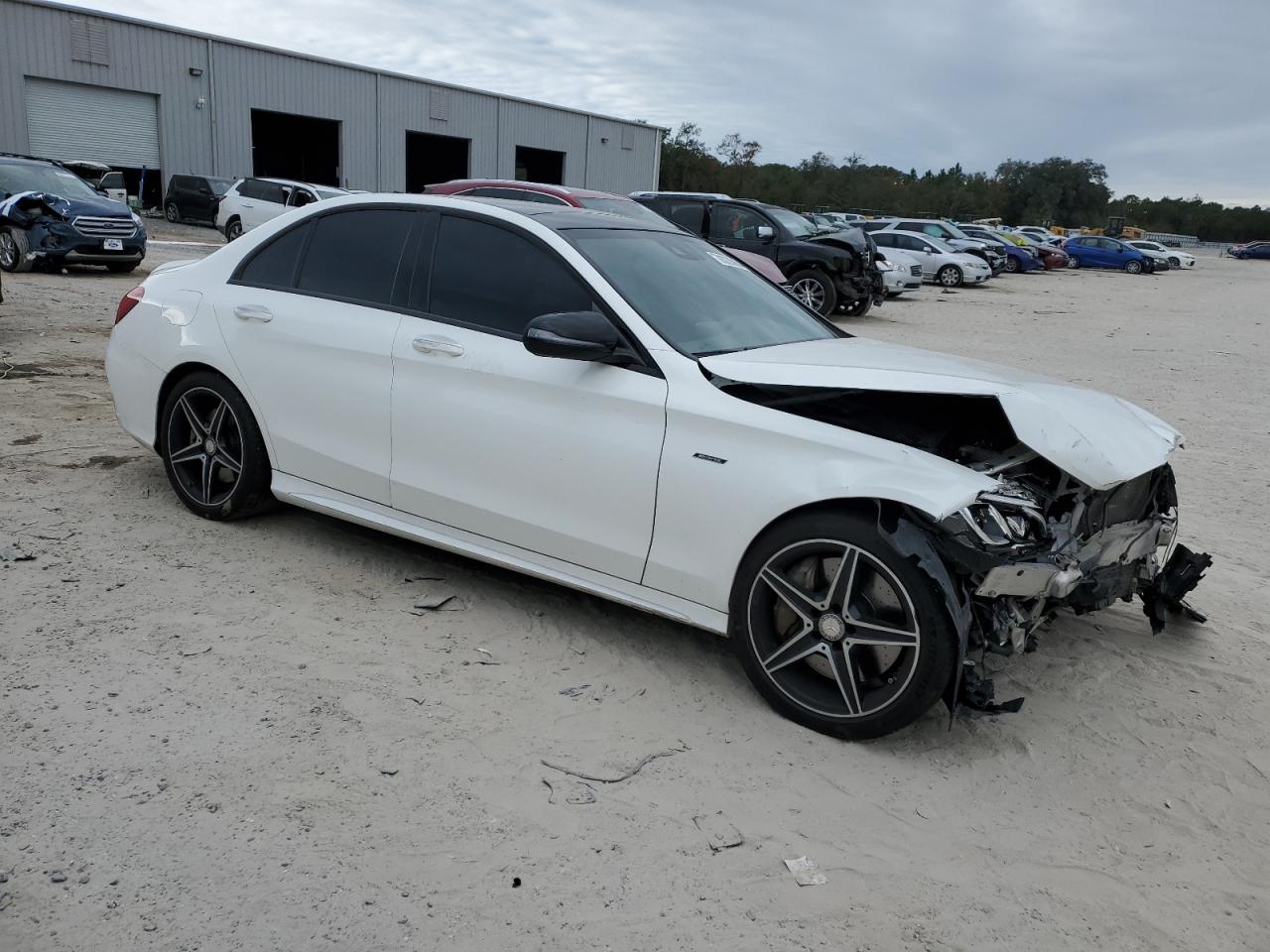 2016 Mercedes-Benz C-klasse VIN 55SWF6EB4GU143694 Copart auction photo, front end damage thumbnail 4