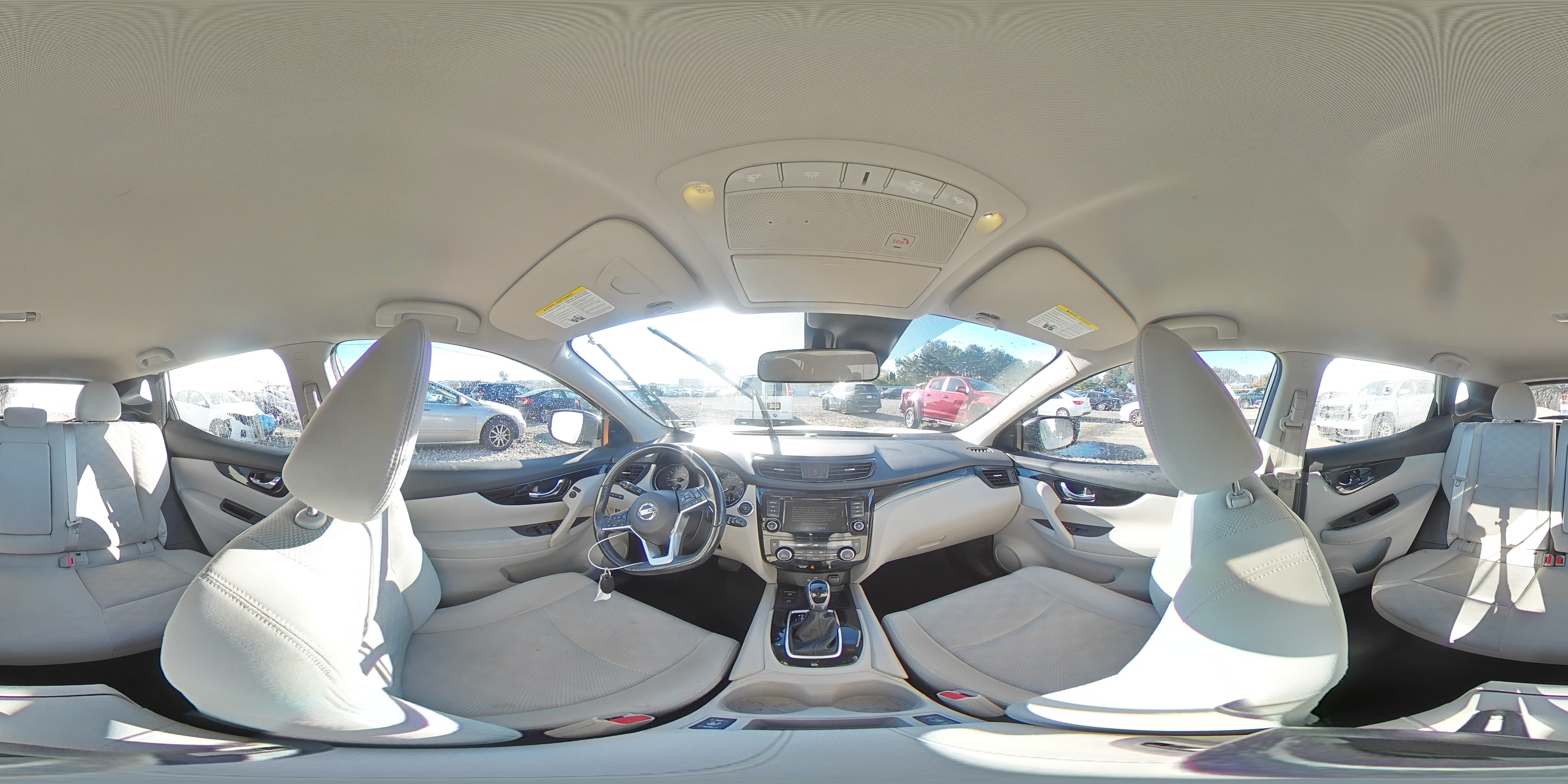 2019 Nissan Rogue VIN JN1BJ1CR3KW627221 Copart auction photo, front end / rear end damage thumbnail 15