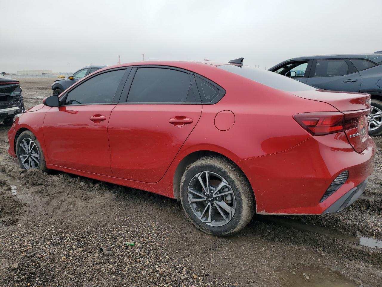 2022 KIA Forte VIN 3KPF24ADXNE417105 Copart auction photo, front end / side damage thumbnail 2