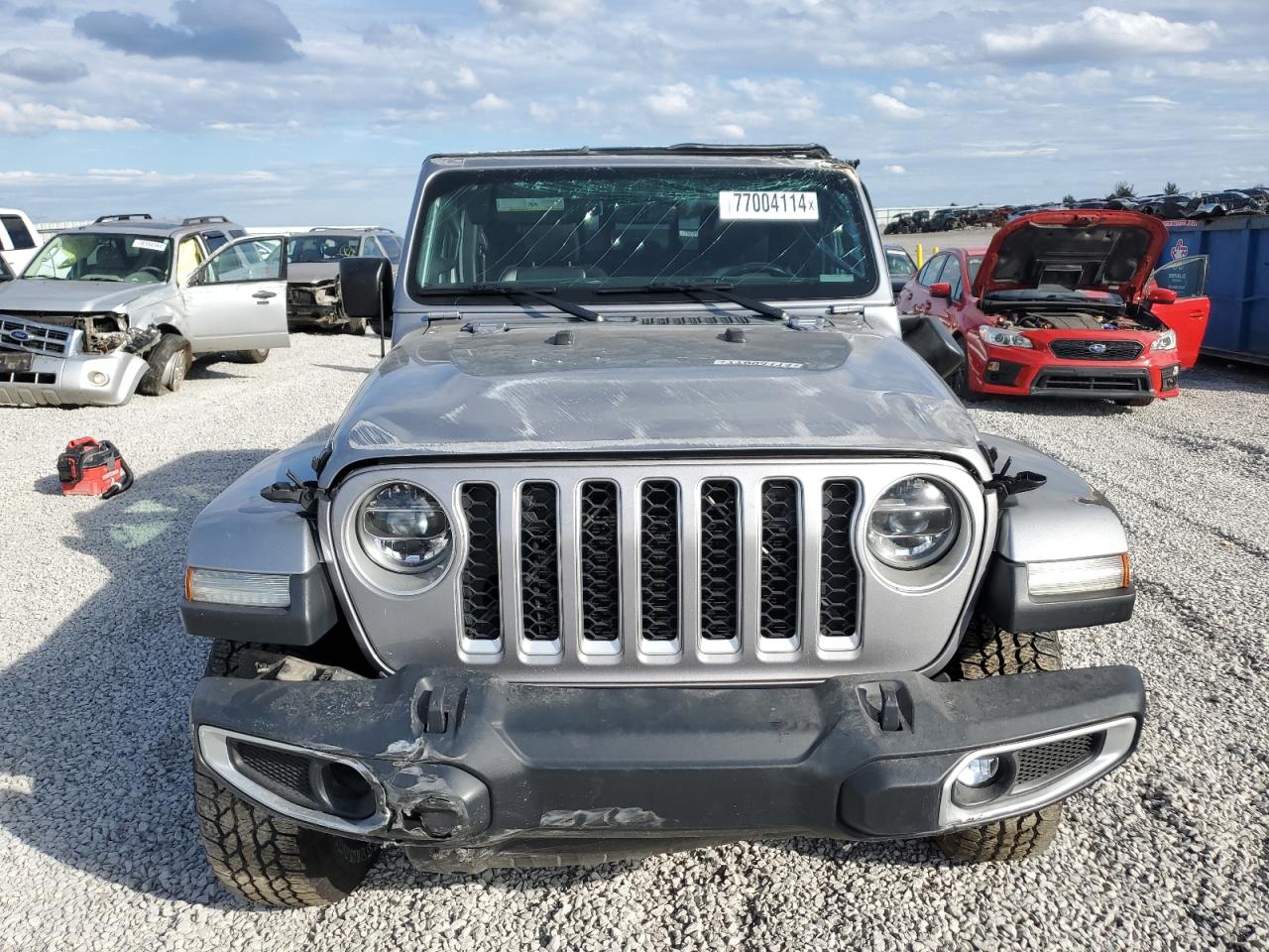 2020 Jeep Gladiator VIN 1C6HJTFG1LL176247 Copart auction photo, front end / all over damage thumbnail 5