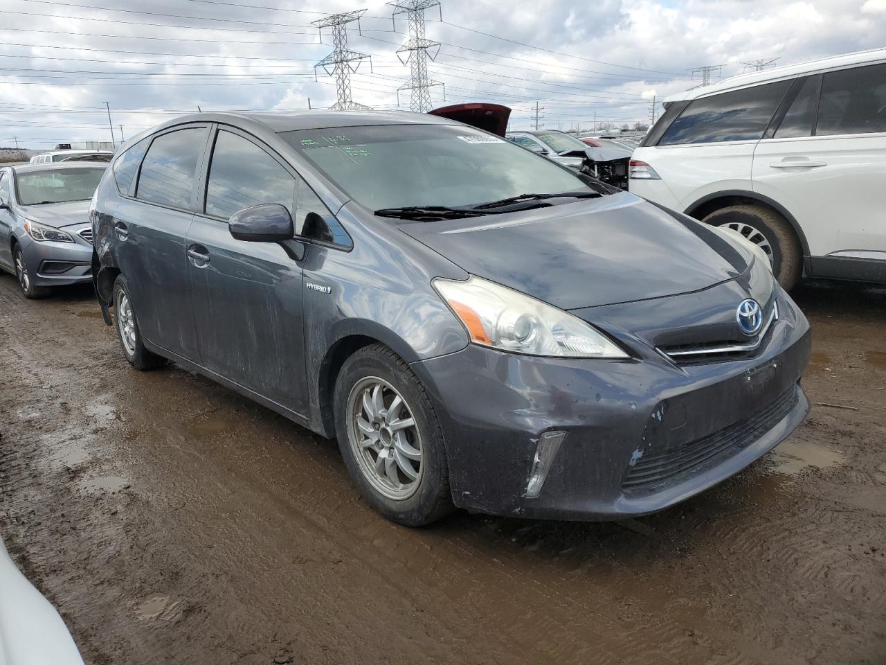 2012 Toyota Prius VIN JTDZN3EU4C3163419 Copart auction photo, rear end damage thumbnail 4