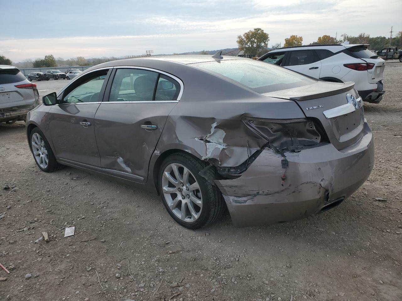 2012 Buick LaCrosse VIN 1G4GJ5E37CF208644 Copart auction photo, rear end / side damage thumbnail 2