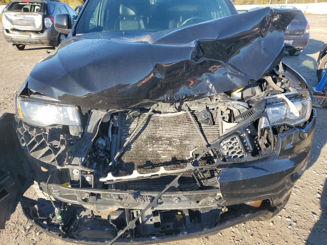 2019 Jeep Grand Cherokee VIN 1C4RJFAG6KC564076 Copart auction photo, front end damage thumbnail 12