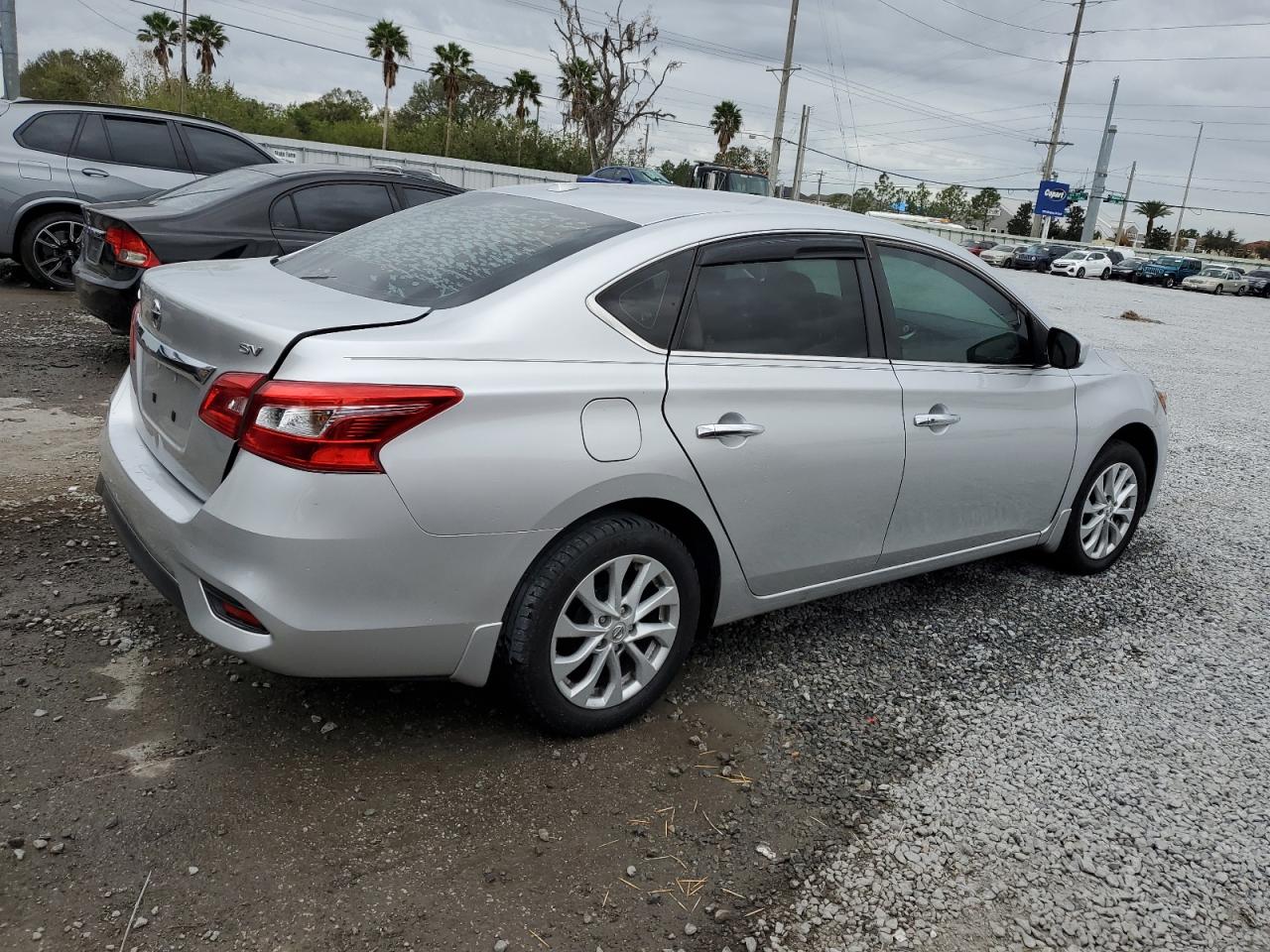 2019 Nissan Sentra VIN 3N1AB7AP3KY349135 Copart auction photo, side damage thumbnail 3