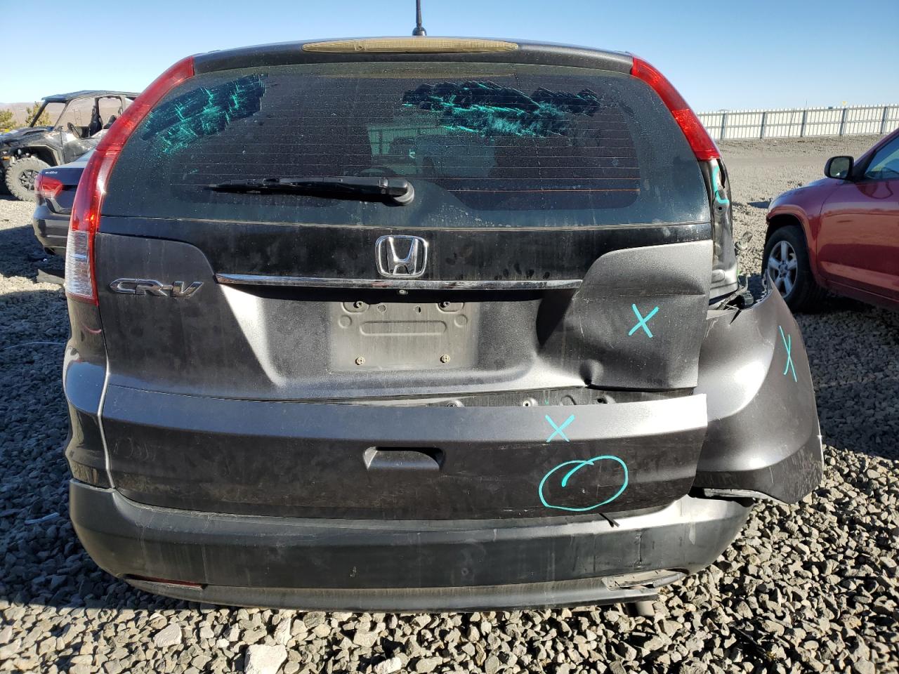 2014 Honda CR-V VIN 3CZRM3H39EG713343 Copart auction photo, all over damage thumbnail 6
