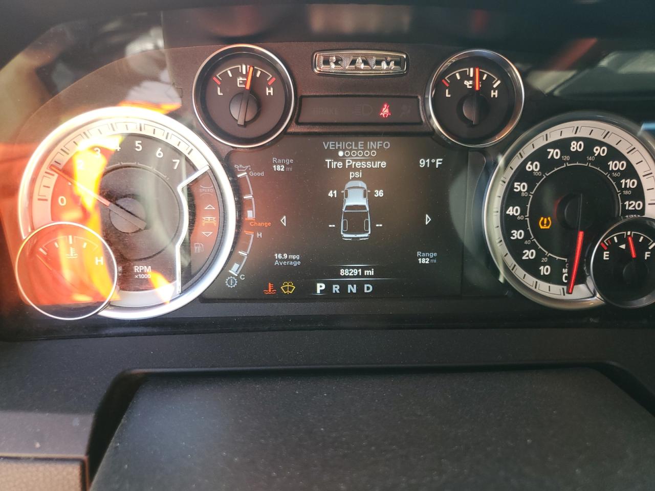 2018 RAM 1500 VIN 1C6RR7NT4JS182419 Copart auction photo, front end damage thumbnail 9