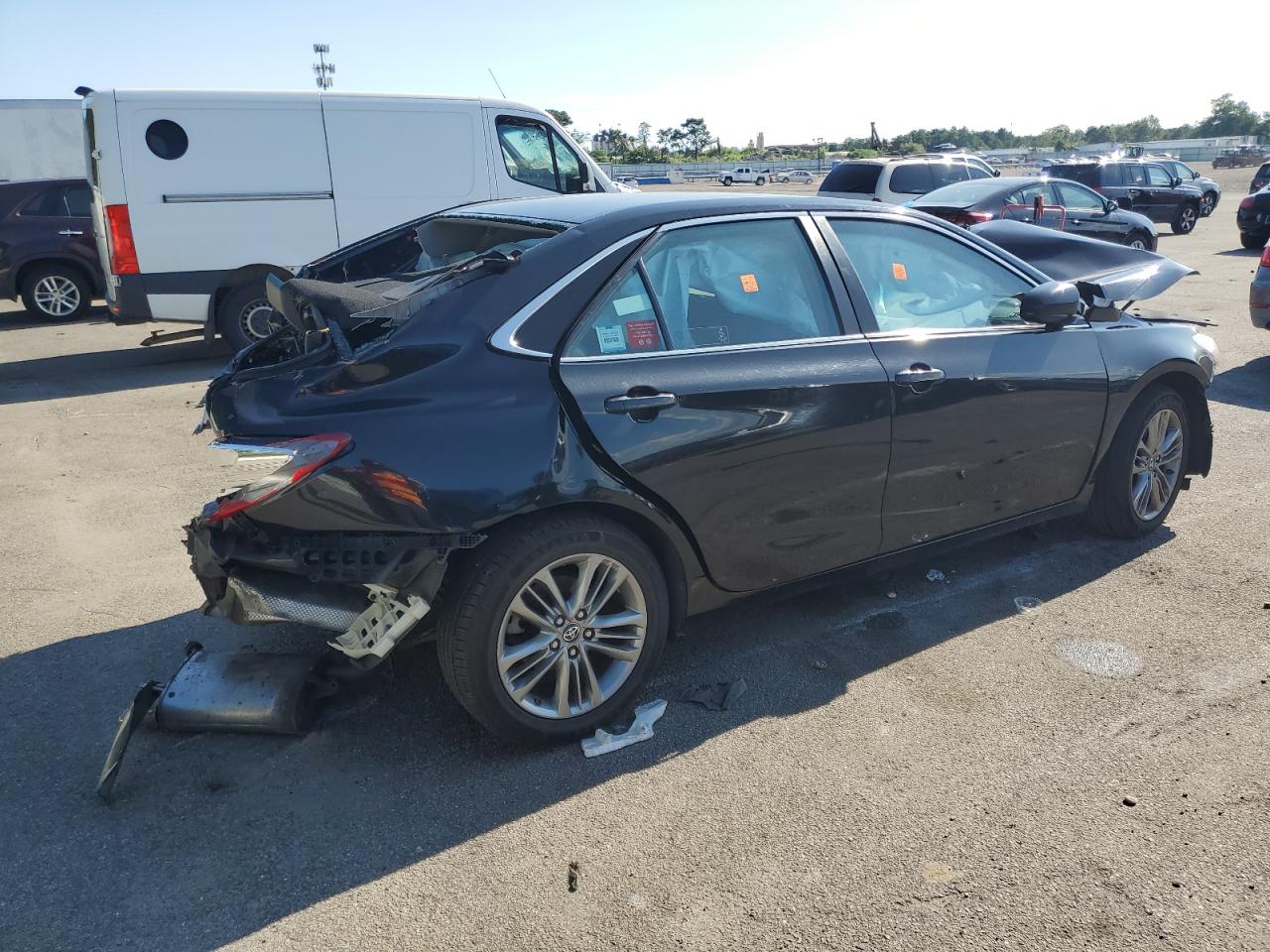 2017 Toyota Camry VIN 4T1BF1FK2HU721751 Copart auction photo, all over damage thumbnail 3