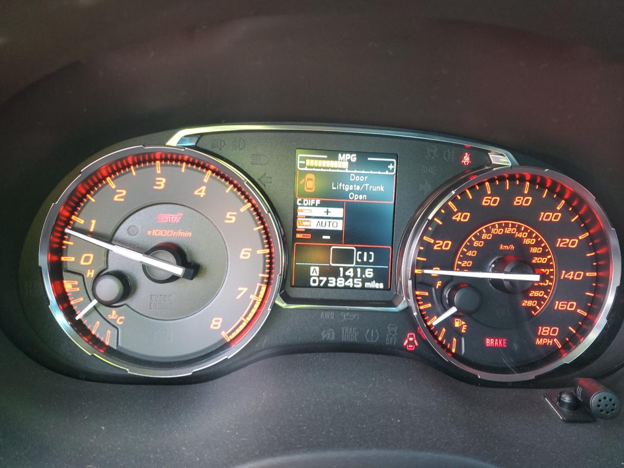 2015 Subaru WRX VIN JF1VA2W66F9805263 Copart auction photo, front end / minor dent/scratches damage thumbnail 9