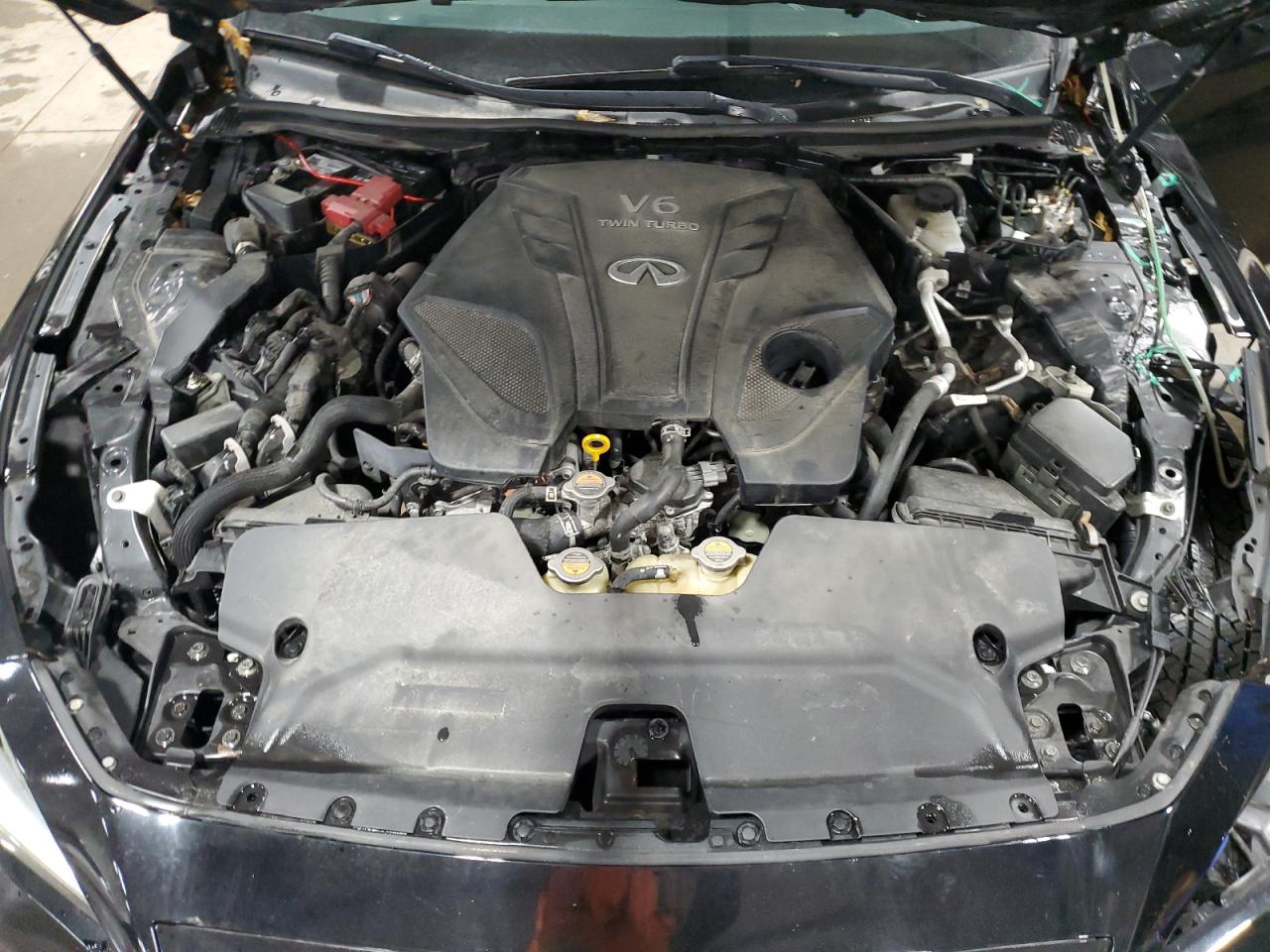 2019 Infiniti Q50 VIN JN1EV7AR6KM557944 Copart auction photo, front end damage thumbnail 12