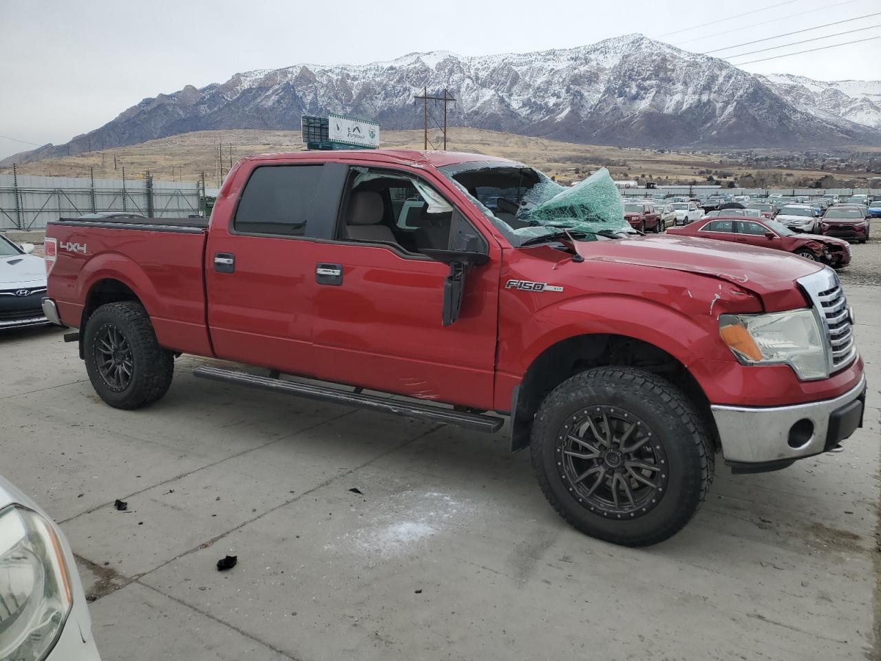 2010 Ford F-150 VIN 1FTFW1EV9AFB54028 Copart auction photo, front end / side damage thumbnail 4