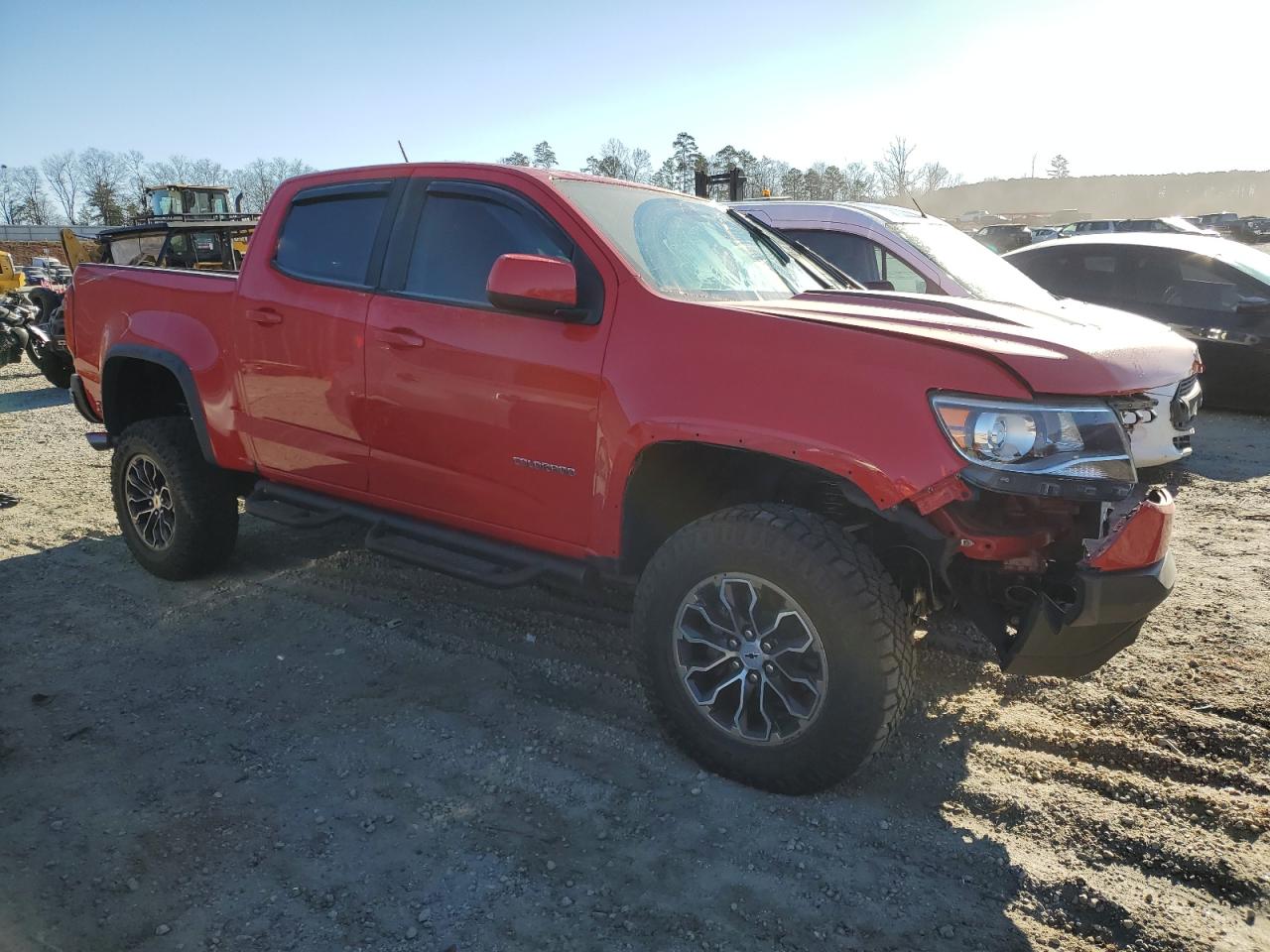 2018 Chevrolet Colorado VIN 1GCGTEEN6J1104009 Copart auction photo, front end damage thumbnail 4