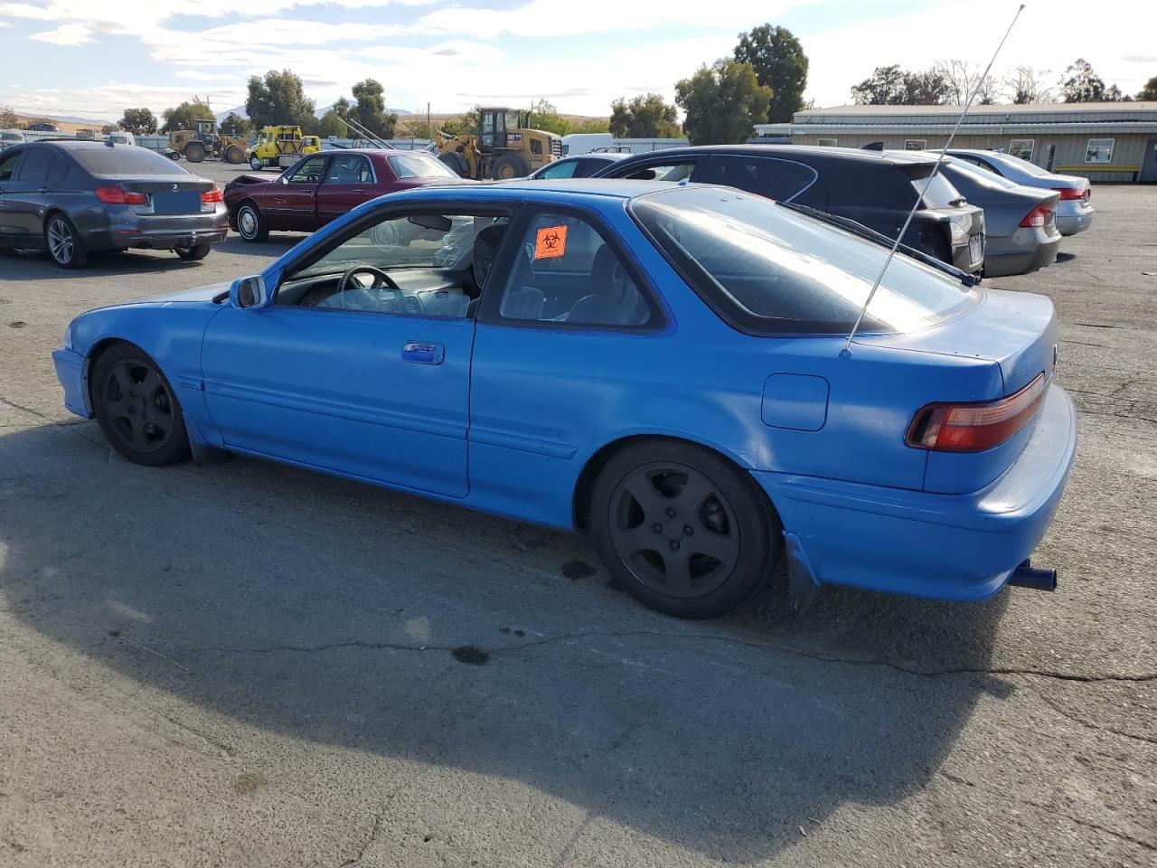 1992 Acura Integra VIN JH4DA9368NS014175 Copart auction photo, vandalism damage thumbnail 2