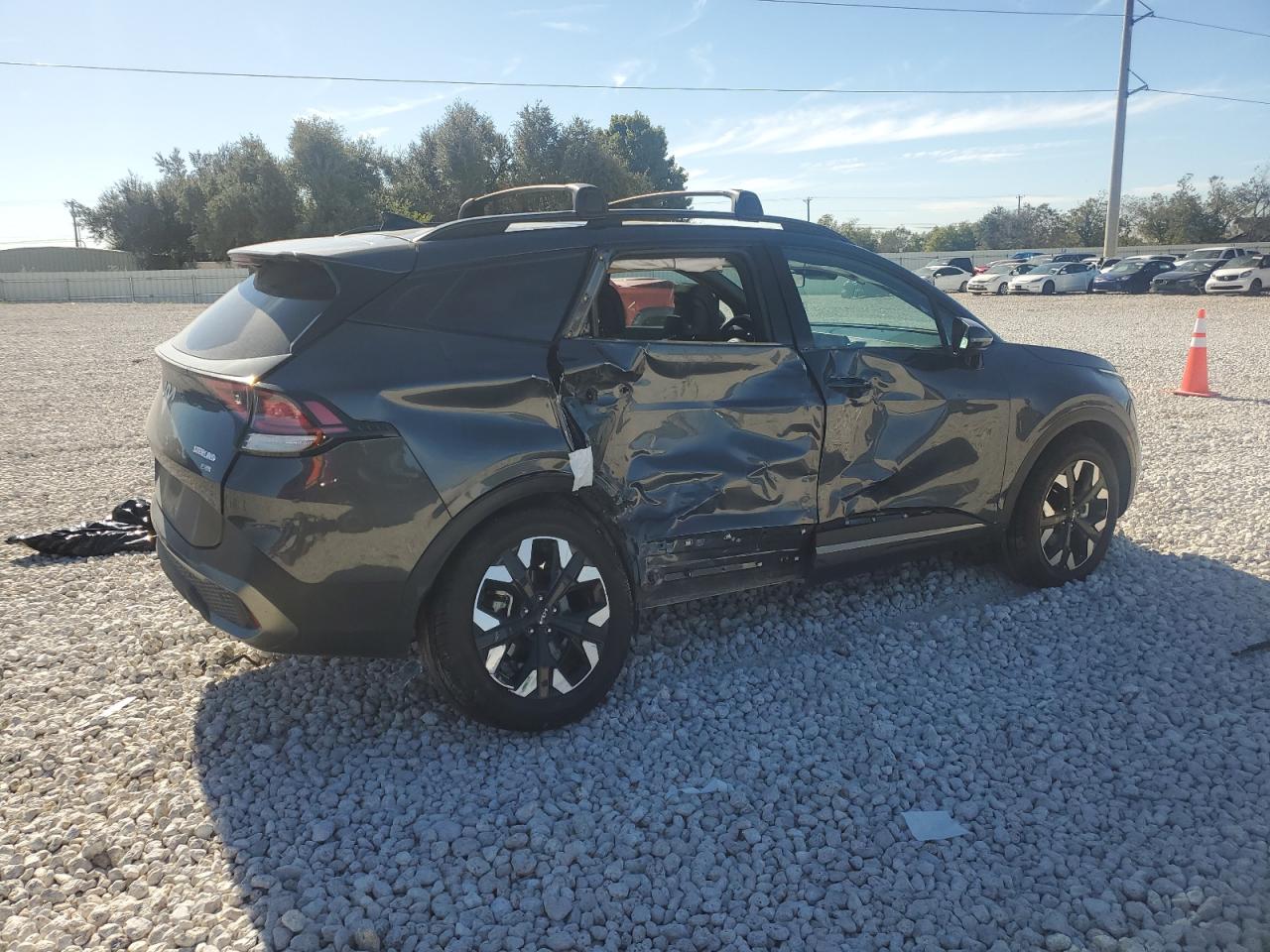 2023 KIA Sportage VIN 5XYK6CAF2PG088307 Copart auction photo, side damage thumbnail 3