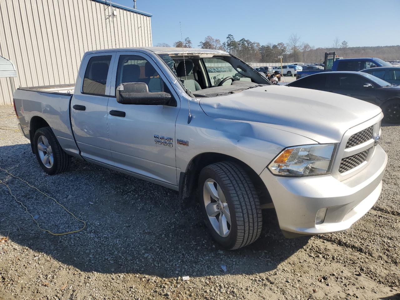 2014 RAM 1500 VIN 1C6RR6FT5ES122020 Copart auction photo, top/roof damage thumbnail 4