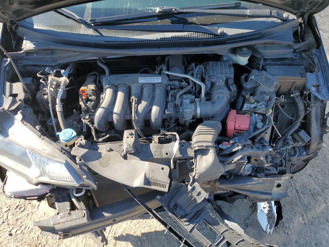 2015 Honda Fit VIN 3HGGK5H57FM775179 Copart auction photo, front end damage thumbnail 12
